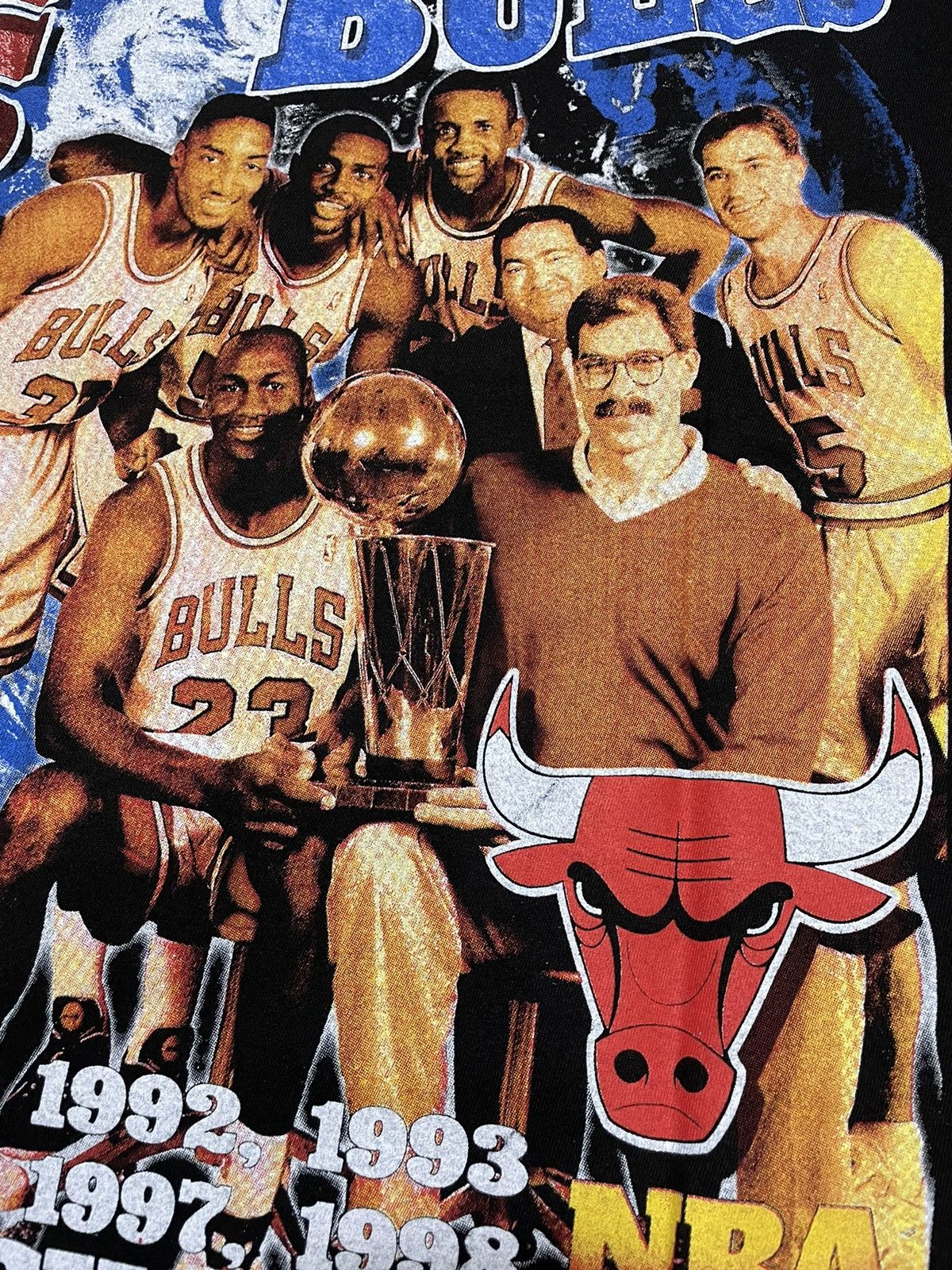 NBA CHICAGO BULLS NBA MODERN BOOTLEG TEES T-SHIRT Size US L / EU 52-54 / 3 - 6 Thumbnail