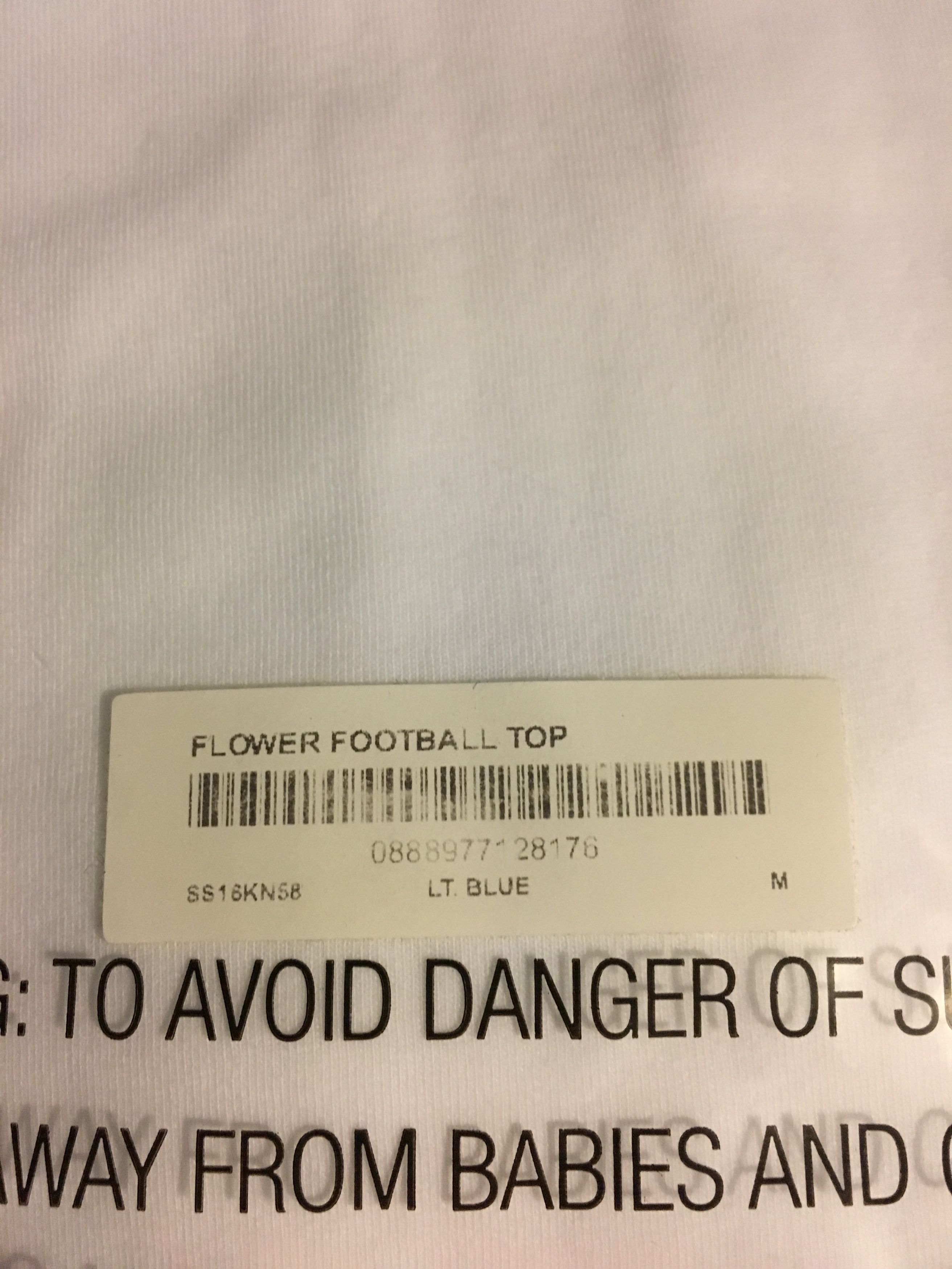 Supreme Supreme Flower Football Top Lt. Blue Medium SS16 Size US M / EU 48-50 / 2 - 4 Thumbnail