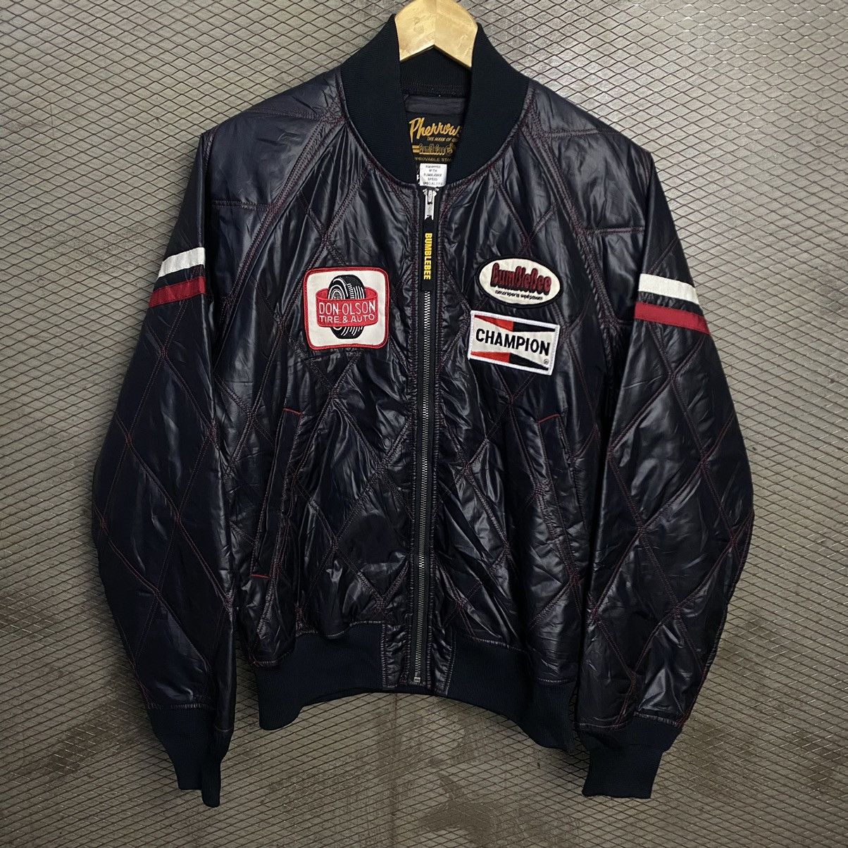 Vintage perrows racing jacket Bumblebee Jacket