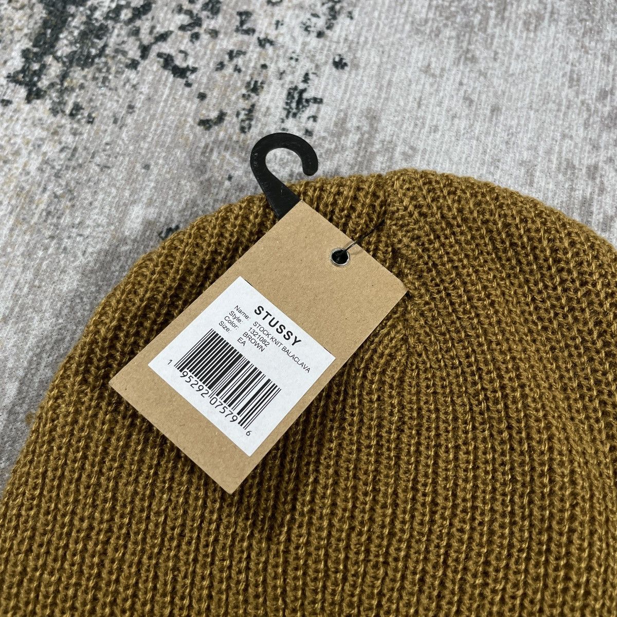 Stussy KNIT STUSSY " STOCK " BALACLAVA BROWN Size ONE SIZE - 3 Thumbnail