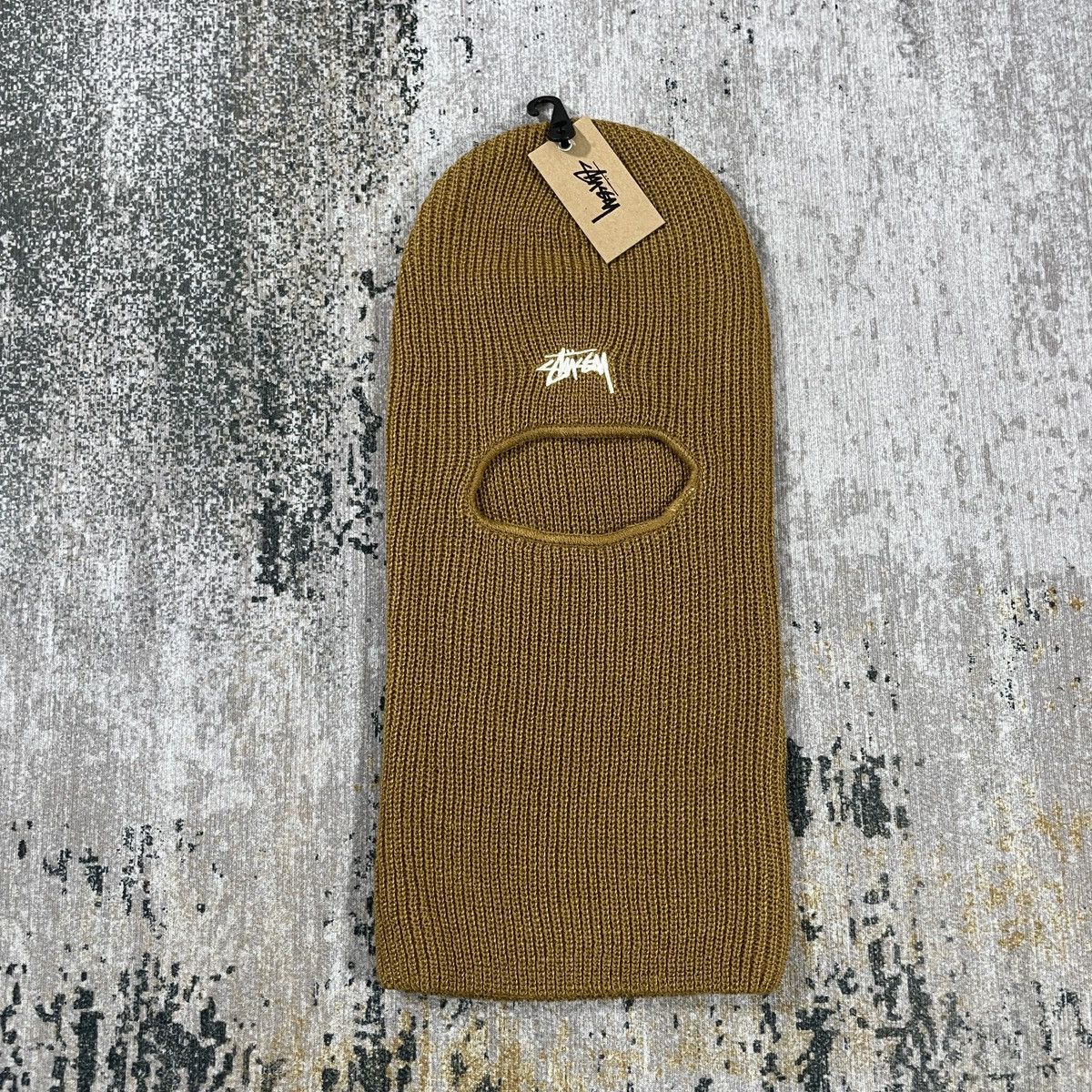 Stussy KNIT STUSSY " STOCK " BALACLAVA BROWN Size ONE SIZE - 1 Thumbnail