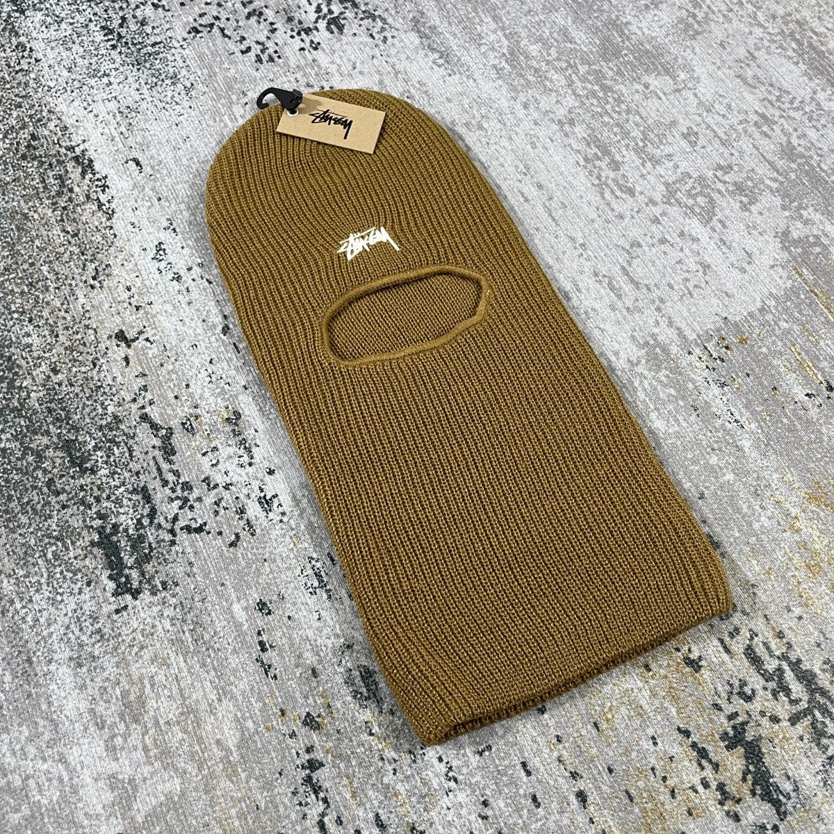 Stussy KNIT STUSSY " STOCK " BALACLAVA BROWN Size ONE SIZE - 2 Thumbnail