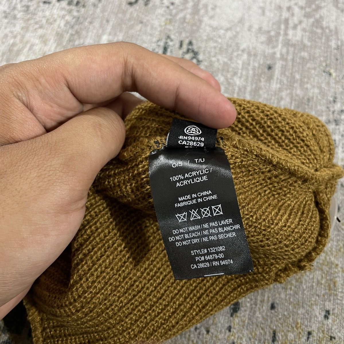 Stussy KNIT STUSSY " STOCK " BALACLAVA BROWN Size ONE SIZE - 5 Thumbnail
