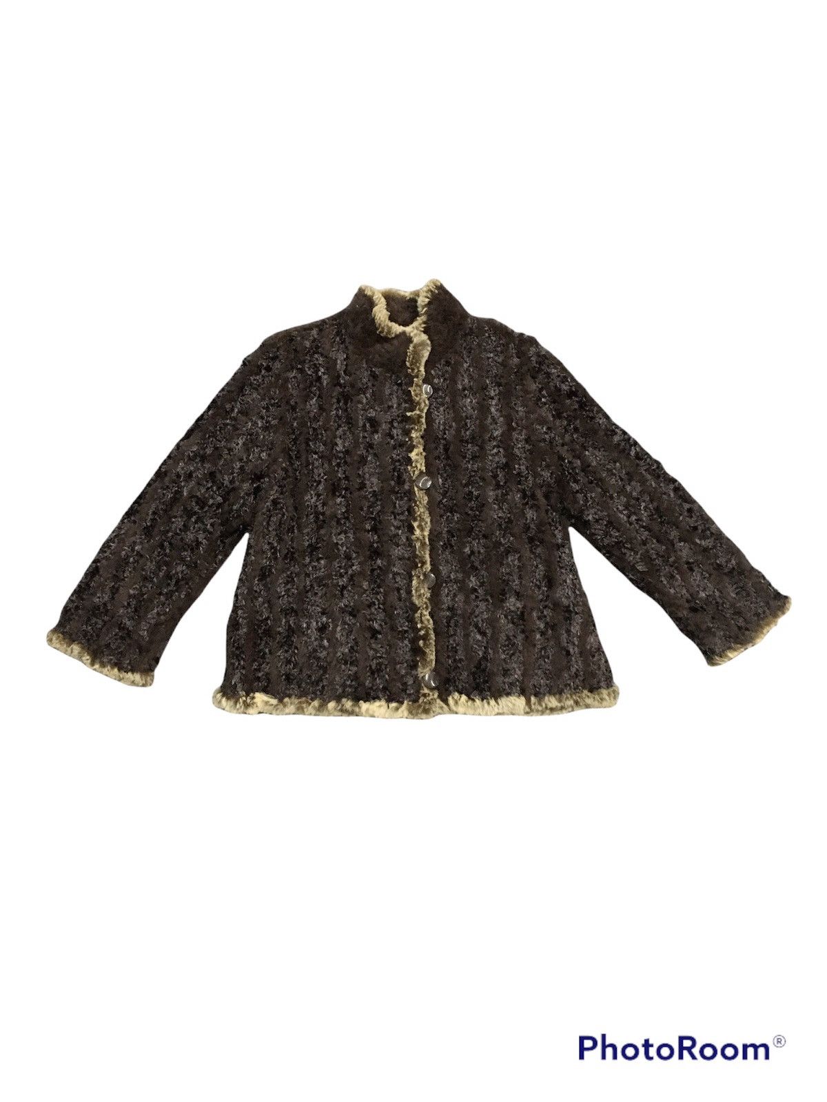 Vintage Rare🔥Japaneses Brand Cardigan/Jacket Real Fox Fur Mohair Size US M / EU 48-50 / 2 - 8 Thumbnail