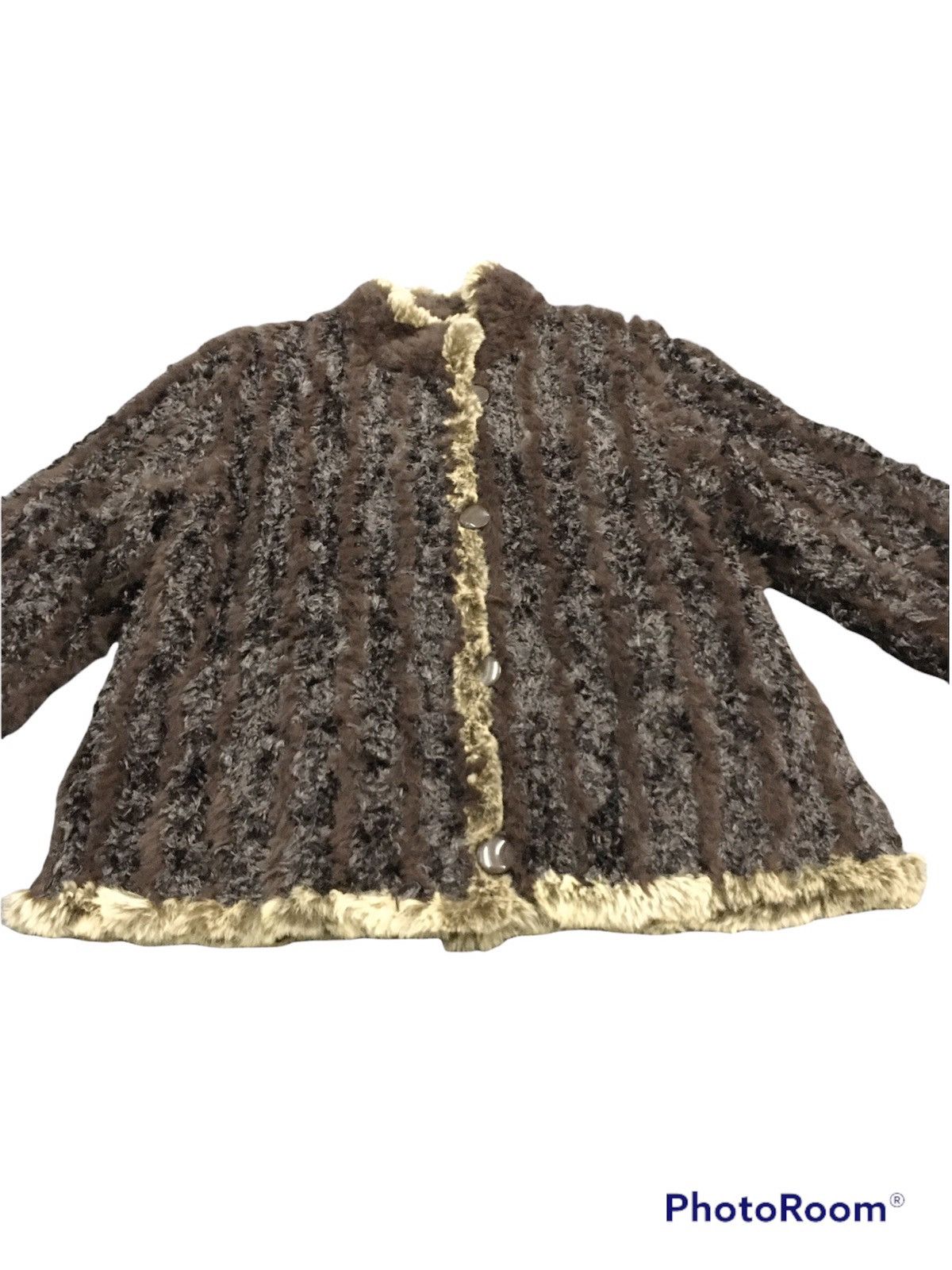 Vintage Rare🔥Japaneses Brand Cardigan/Jacket Real Fox Fur Mohair Size US M / EU 48-50 / 2 - 5 Thumbnail