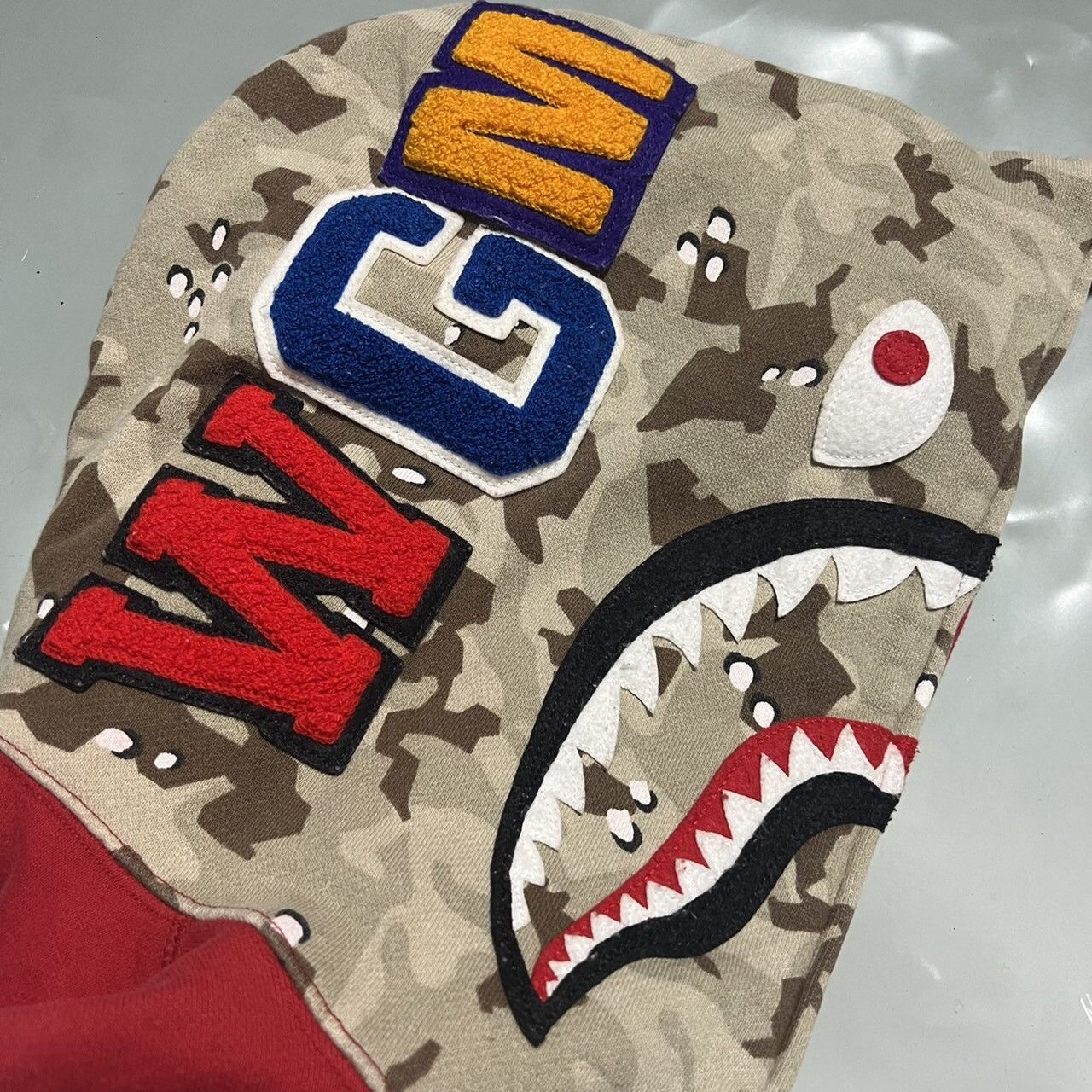 Bape Bape x Stussy Shark Full Zip Hoodie Size US M / EU 48-50 / 2 - 4 Thumbnail