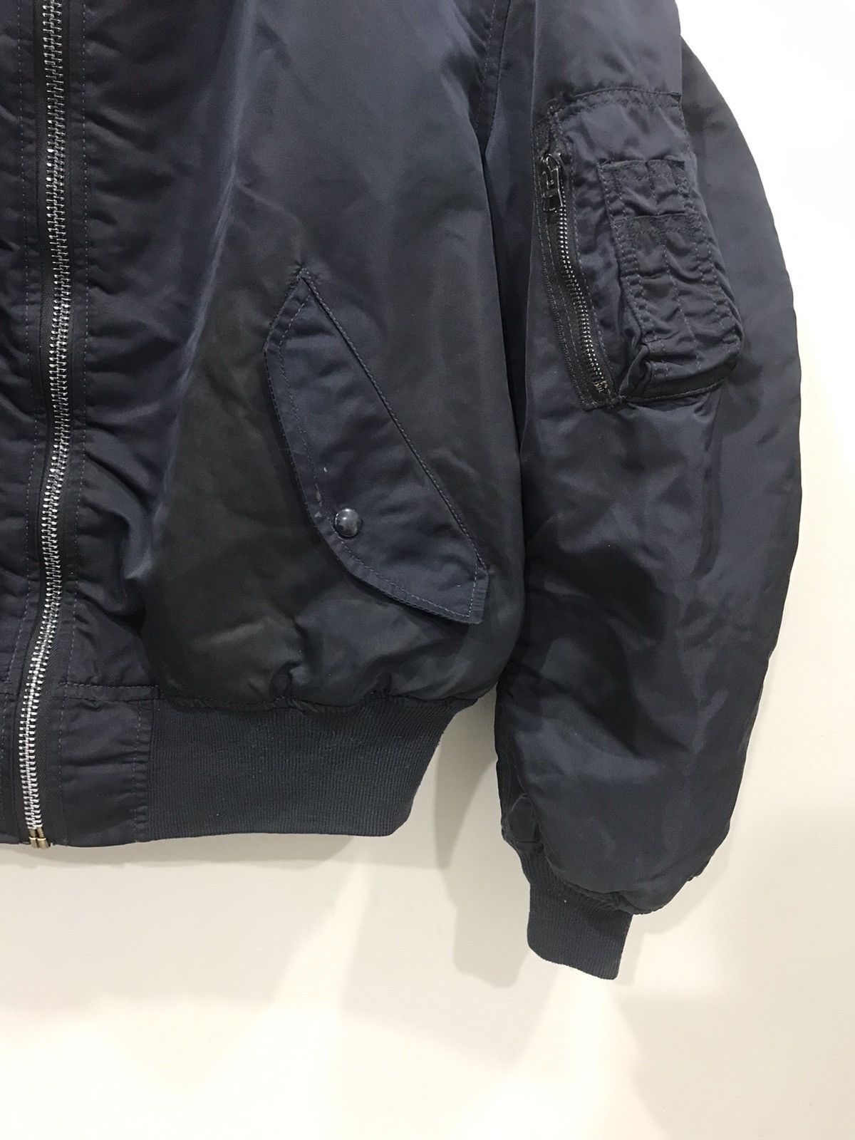 Alpha Industries Vintage 80s ALPHA IND Bomber Jacket Size US XL / EU 56 / 4 - 5 Thumbnail