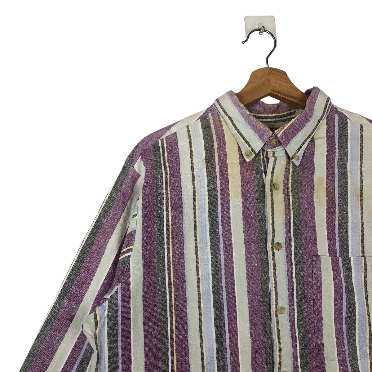 Japanese Brand VINTAGE STRIPED HIKORY CHORE JACKET JEEP MADE IN USA Size US L / EU 52-54 / 3 - 6 Thumbnail