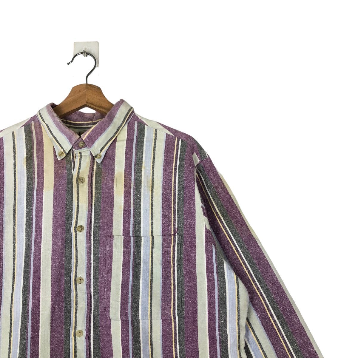 Japanese Brand VINTAGE STRIPED HIKORY CHORE JACKET JEEP MADE IN USA Size US L / EU 52-54 / 3 - 5 Thumbnail