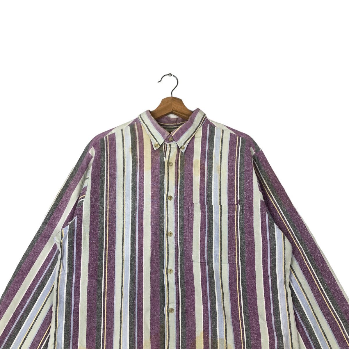 Japanese Brand VINTAGE STRIPED HIKORY CHORE JACKET JEEP MADE IN USA Size US L / EU 52-54 / 3 - 2 Thumbnail