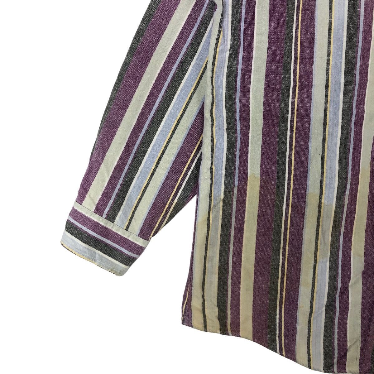 Japanese Brand VINTAGE STRIPED HIKORY CHORE JACKET JEEP MADE IN USA Size US L / EU 52-54 / 3 - 3 Thumbnail