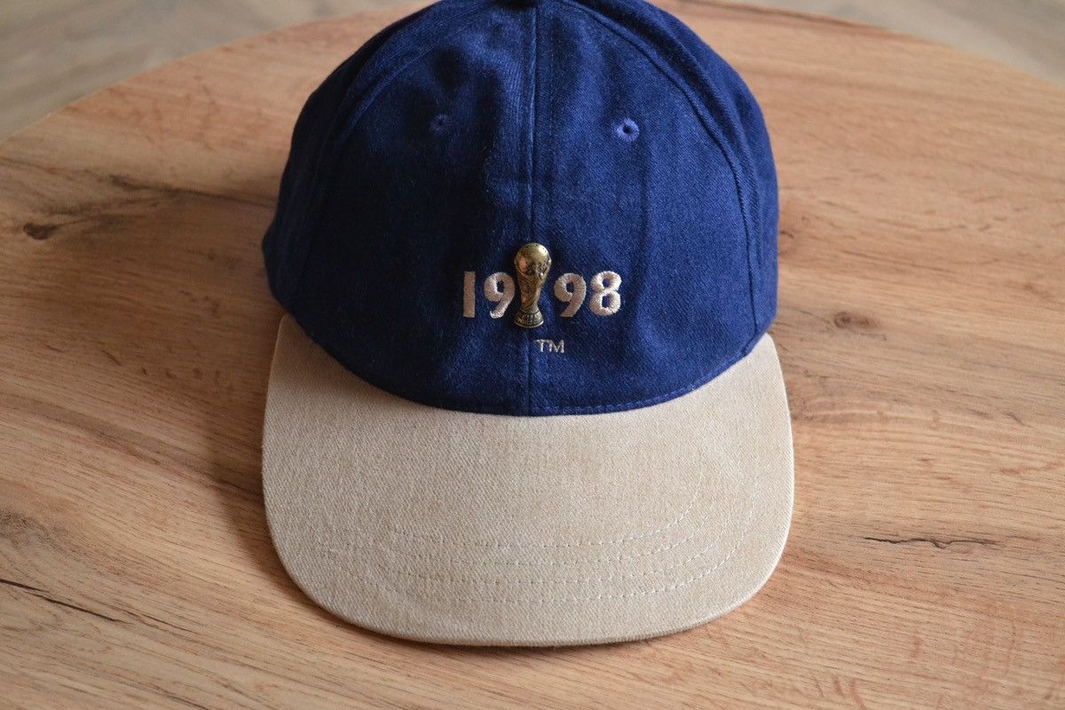 Vintage Vintage adidas World Cup 1998 France soccer cap Size ONE SIZE - 1 Thumbnail