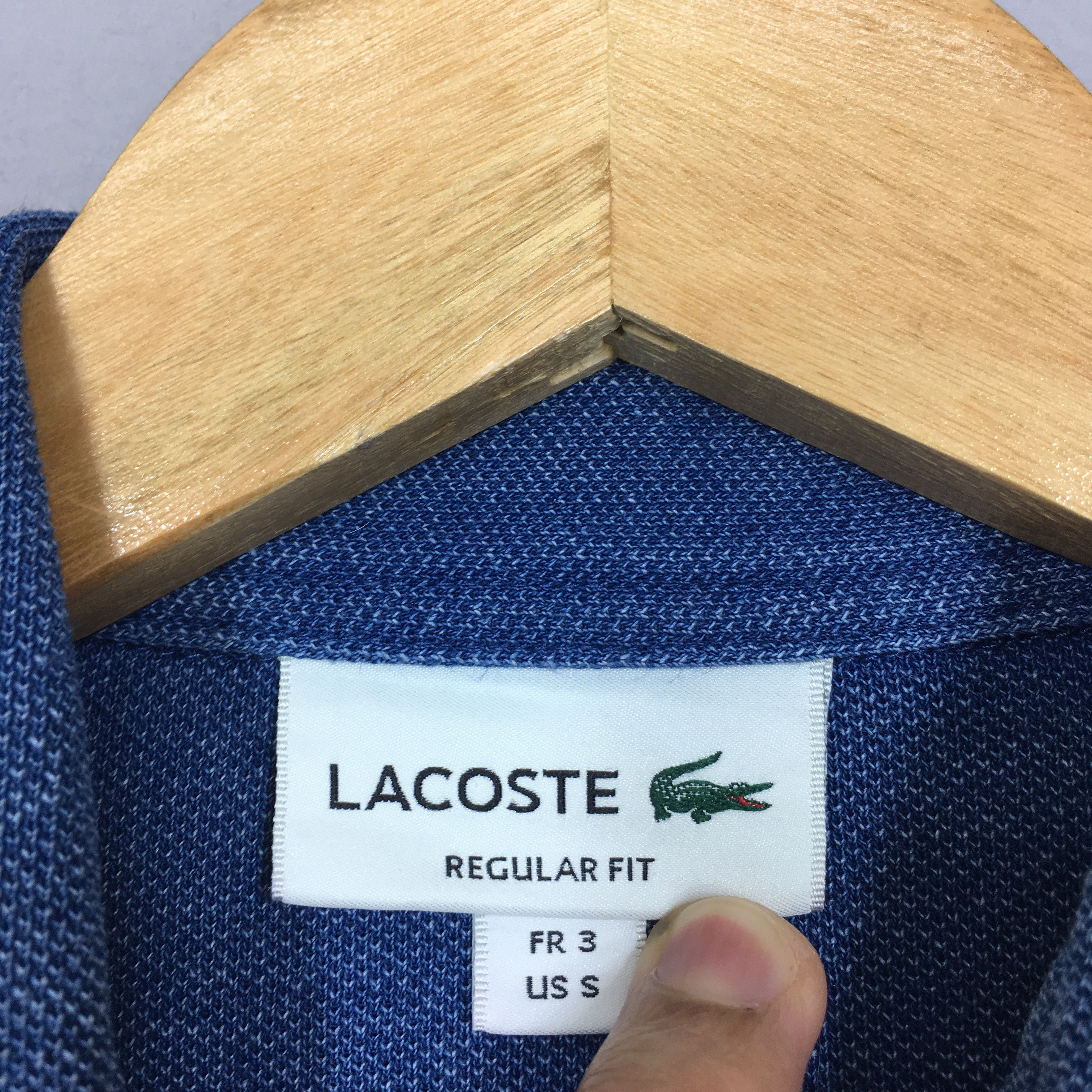 Lacoste Lacoste Blue Denim Shirt Oxfords Medium Size US M / EU 48-50 / 2 - 5 Thumbnail