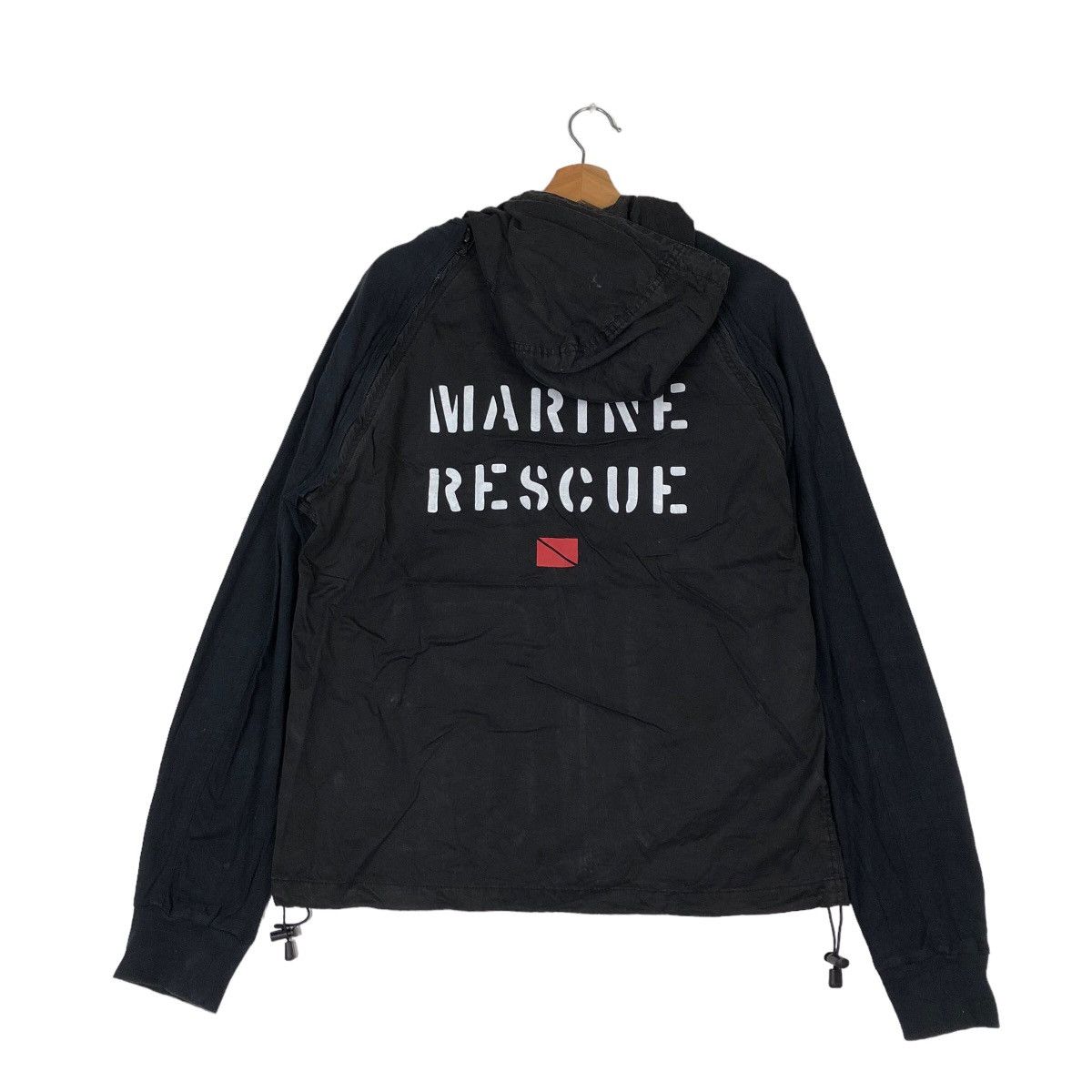 Japanese Brand VINTAGE MARINE RESCUE SURVIVAL CHORE JACKET BIG LOGO Size US XL / EU 56 / 4 - 1 Thumbnail