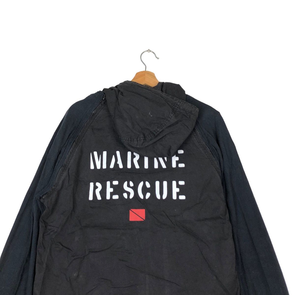 Japanese Brand VINTAGE MARINE RESCUE SURVIVAL CHORE JACKET BIG LOGO Size US XL / EU 56 / 4 - 8 Thumbnail