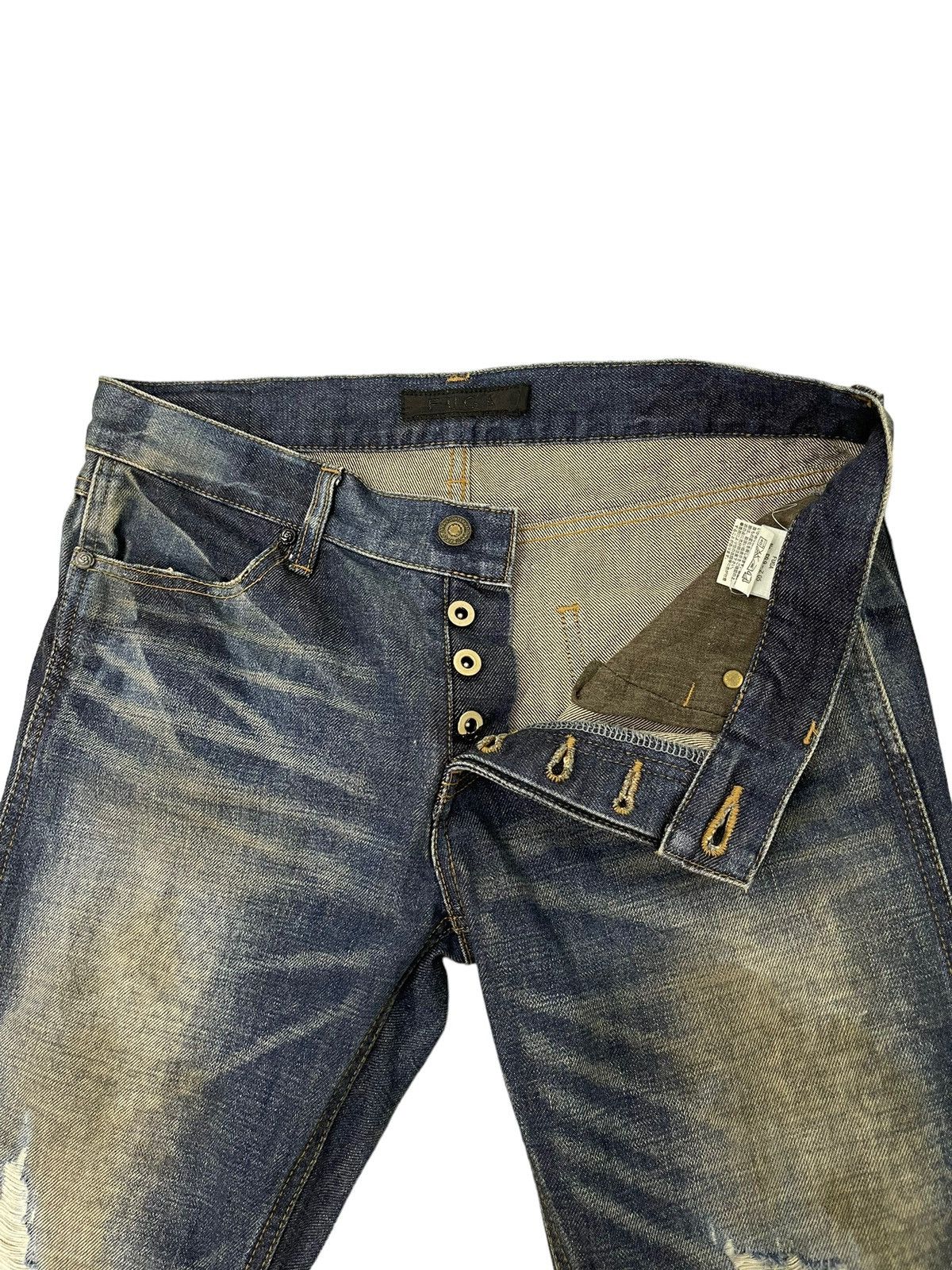 Japanese Brand Flare Jeans Fuga Japan Curv Leg Low Rise Slim Honeycomb 5🟦4 Size US 32 / EU 48 - 11 Thumbnail