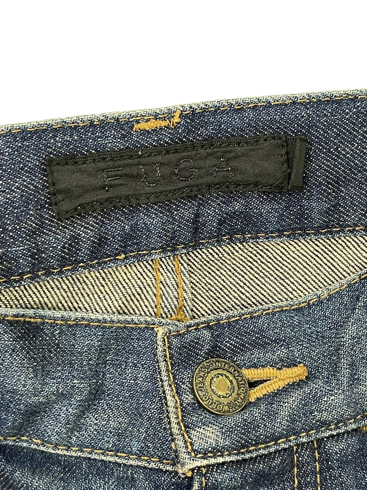 Japanese Brand Flare Jeans Fuga Japan Curv Leg Low Rise Slim Honeycomb 5🟦4 Size US 32 / EU 48 - 10 Thumbnail