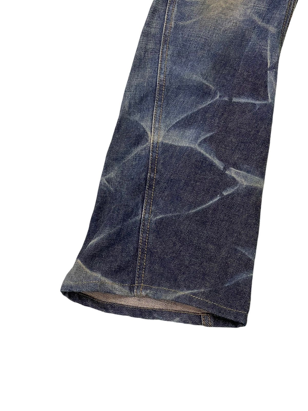 Japanese Brand Flare Jeans Fuga Japan Curv Leg Low Rise Slim Honeycomb 5🟦4 Size US 32 / EU 48 - 5 Thumbnail
