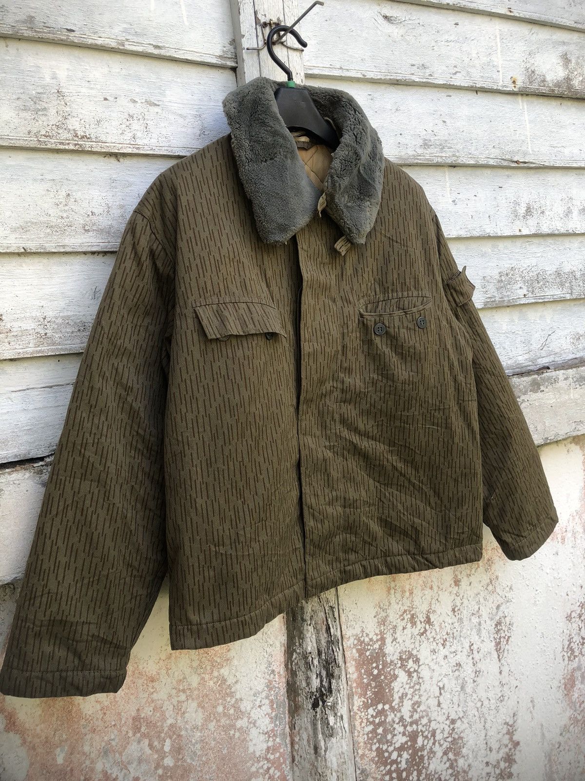 Other Vintage East German Army K48 Field Jacket Rain Camo Size US M / EU 48-50 / 2 - 4 Thumbnail
