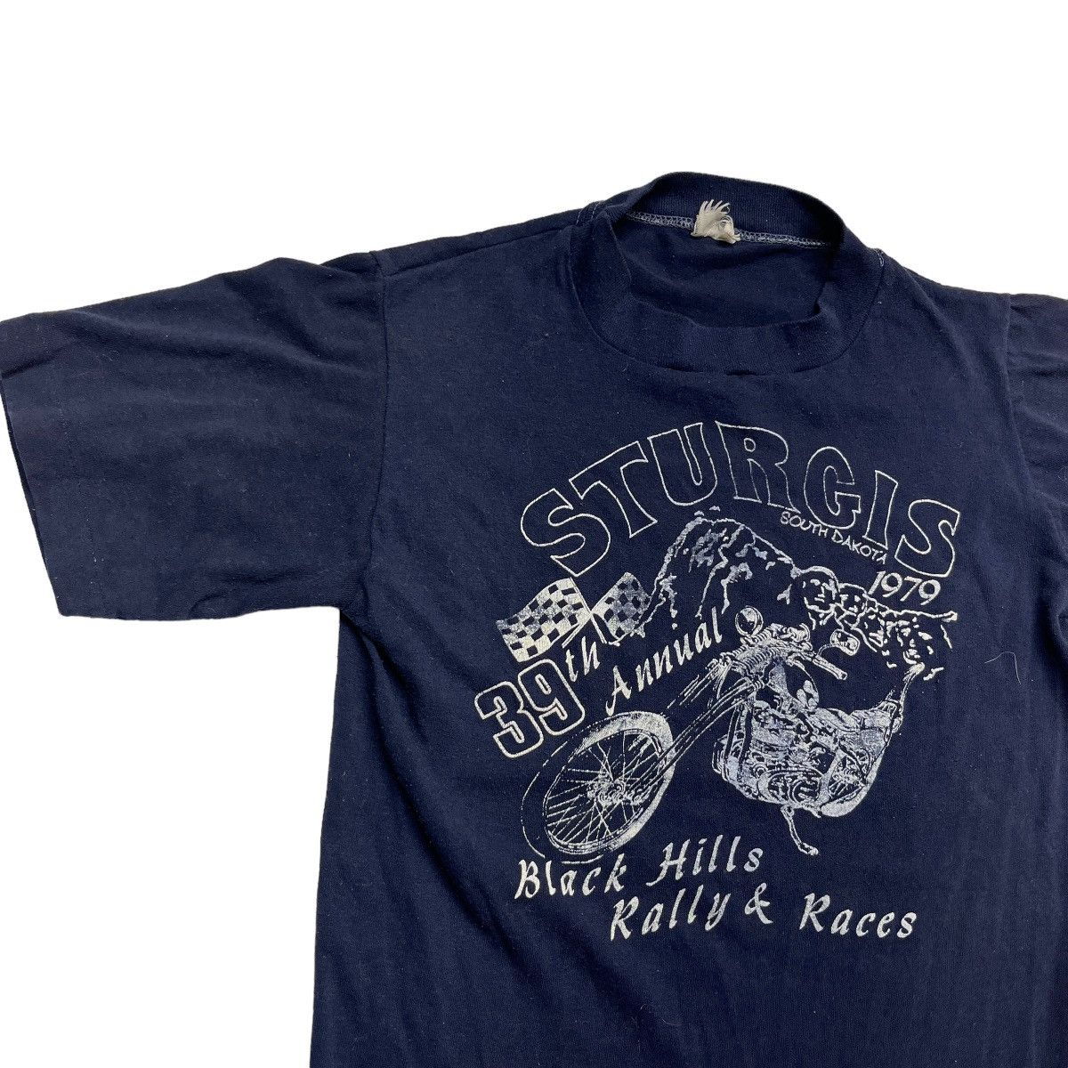 Harley Davidson 70s Sturgis 39th Annual Rally Faded Tee Size US S / EU 44-46 / 1 - 2 Thumbnail