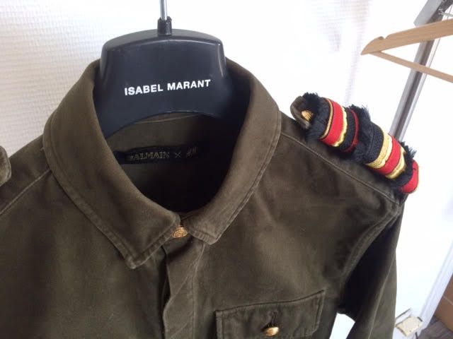 Balmain RARE !! Military Shirt Size US XS / EU 42 / 0 - 4 Thumbnail