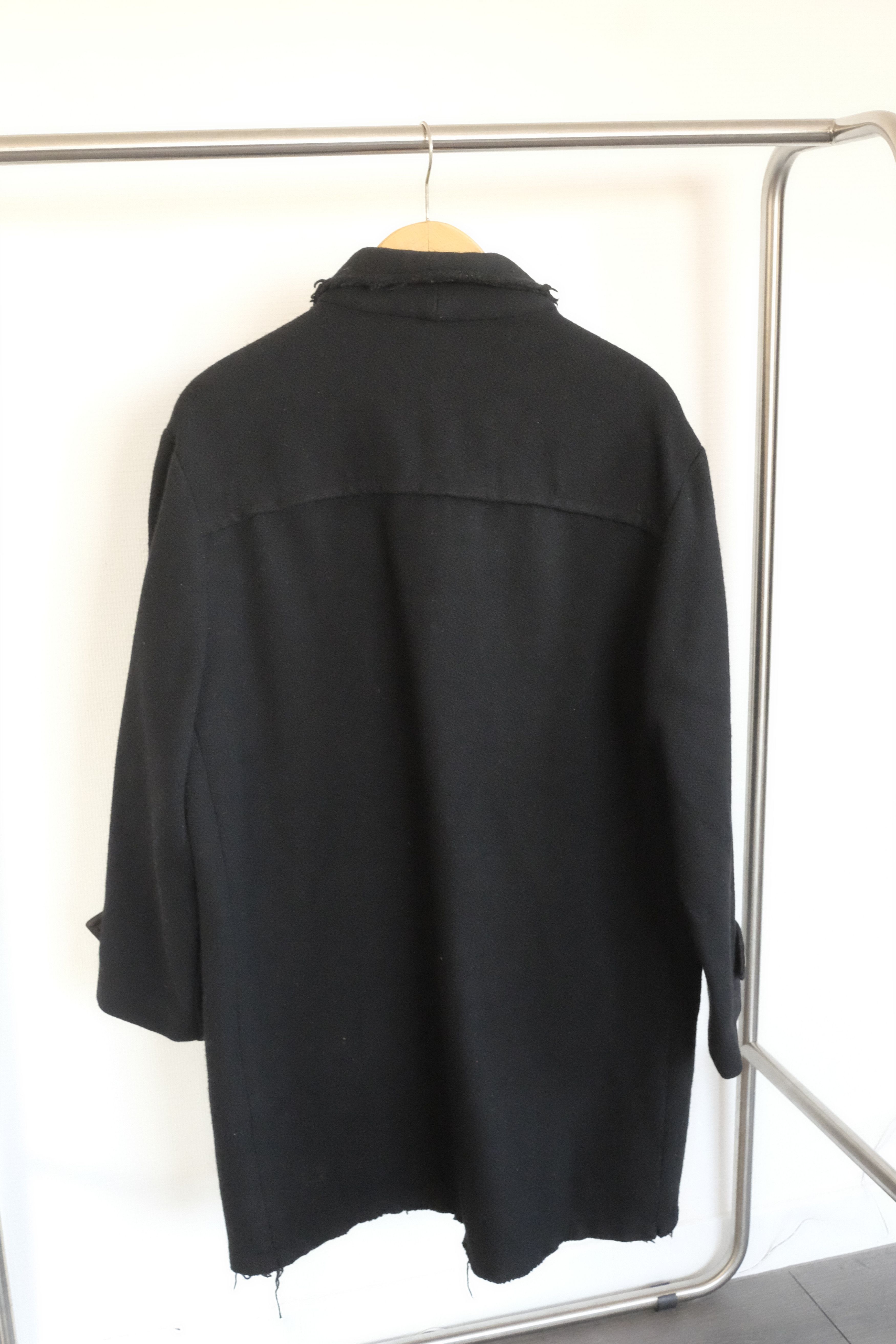 Ralph Lauren Wool Black Duffle Coat Size US M / EU 48-50 / 2 - 4 Thumbnail