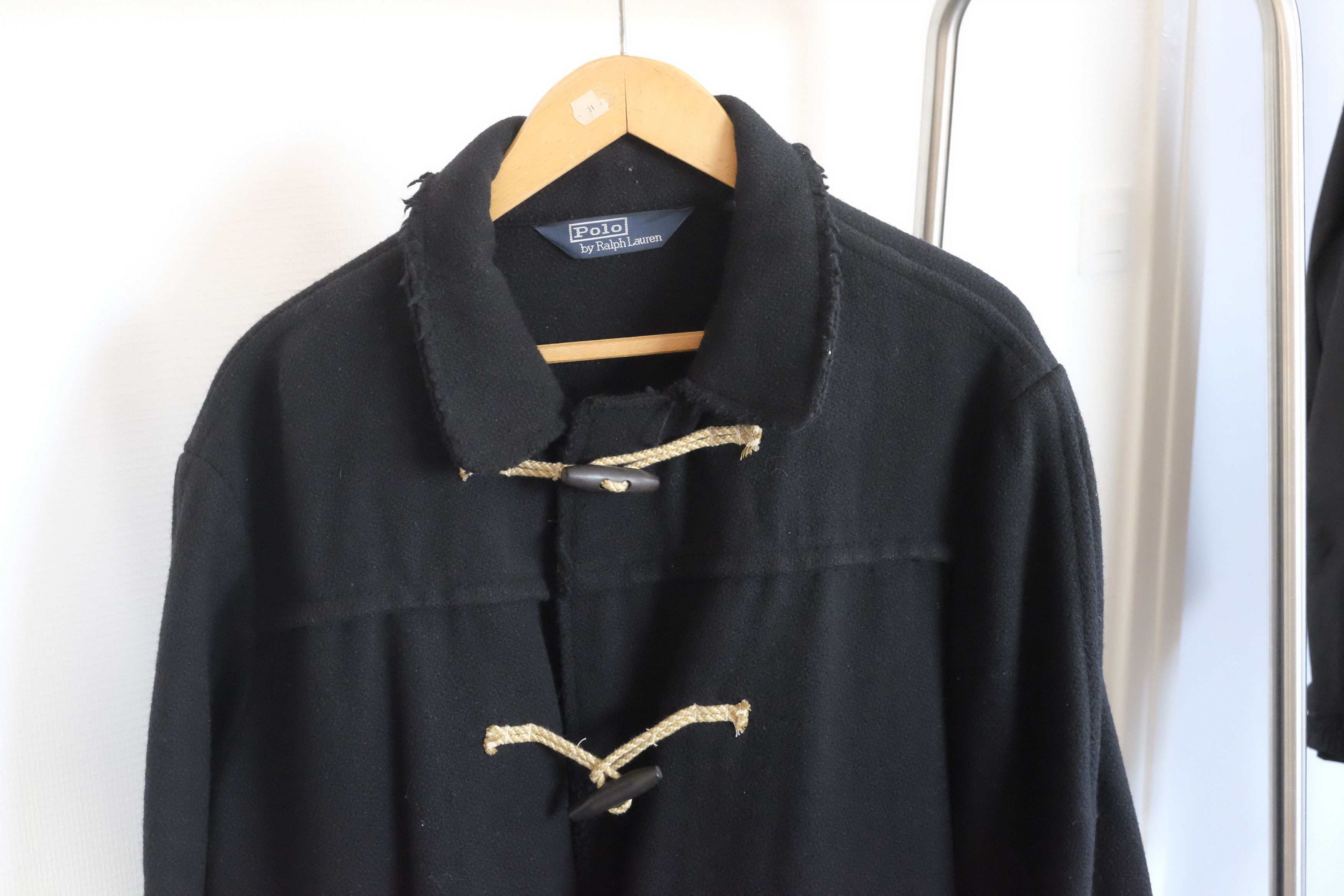 Ralph Lauren Wool Black Duffle Coat Size US M / EU 48-50 / 2 - 2 Thumbnail