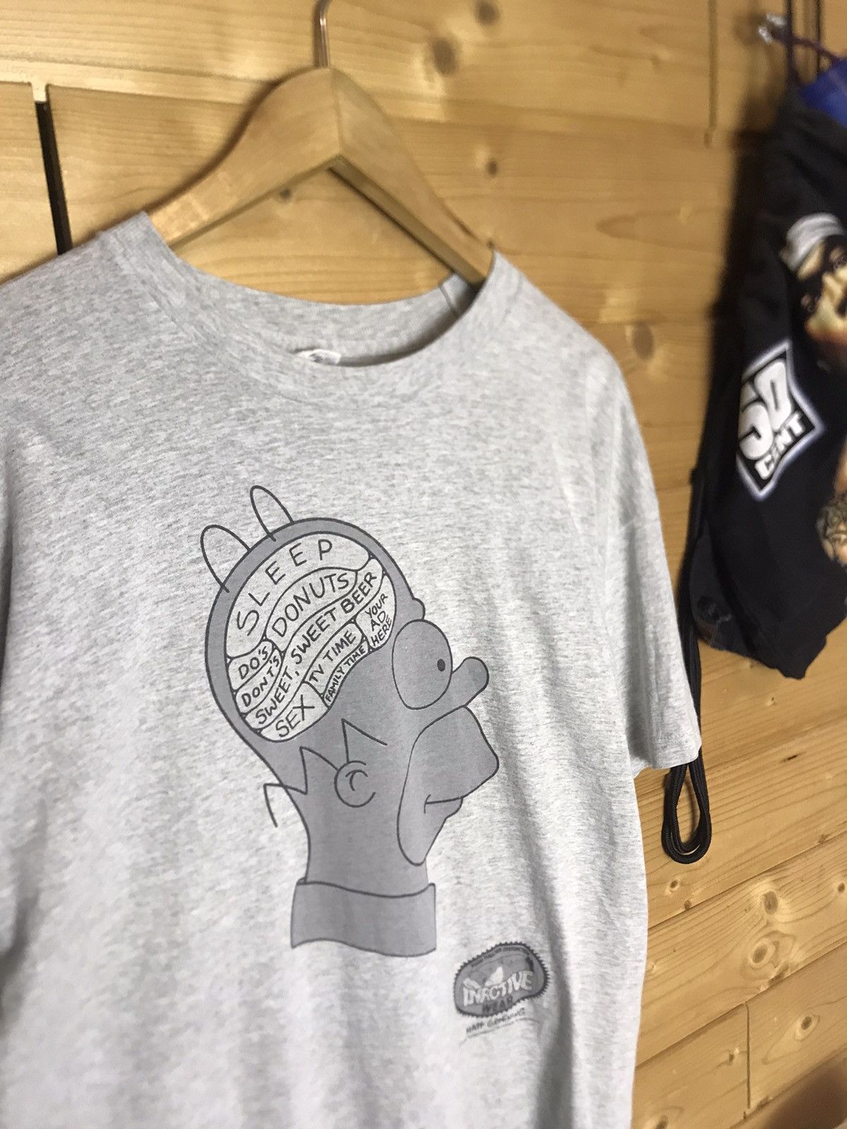 Vintage Vintage 90s The Simpson’s Homer single stitch tee Size US L / EU 52-54 / 3 - 3 Thumbnail