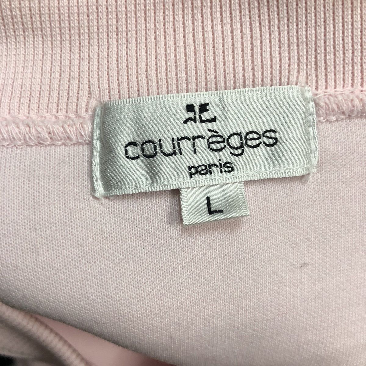 Andre Courreges Vintage Courreges Crewneck Embroidery Big Logo Sweatshirt Size L / US 10 / IT 46 - 9 Thumbnail