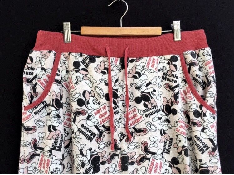 Disney × Japanese Brand 🔥Disney Minnie Mouse Sweatpants Size US 30 / EU 46 - 3 Thumbnail