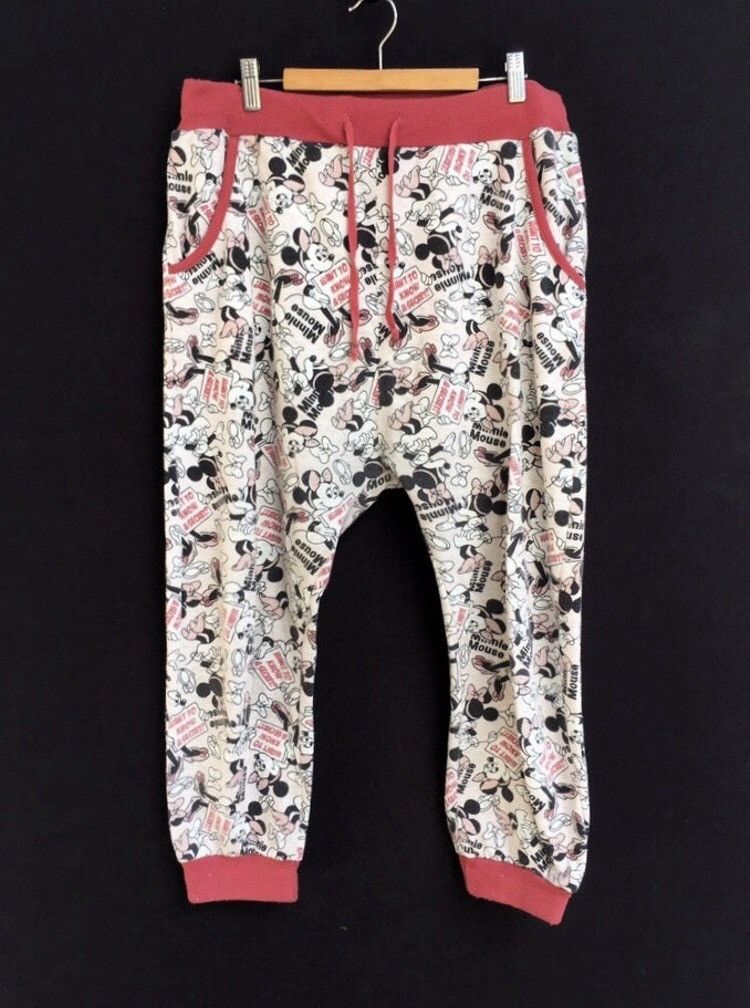 Disney × Japanese Brand 🔥Disney Minnie Mouse Sweatpants Size US 30 / EU 46 - 1 Thumbnail