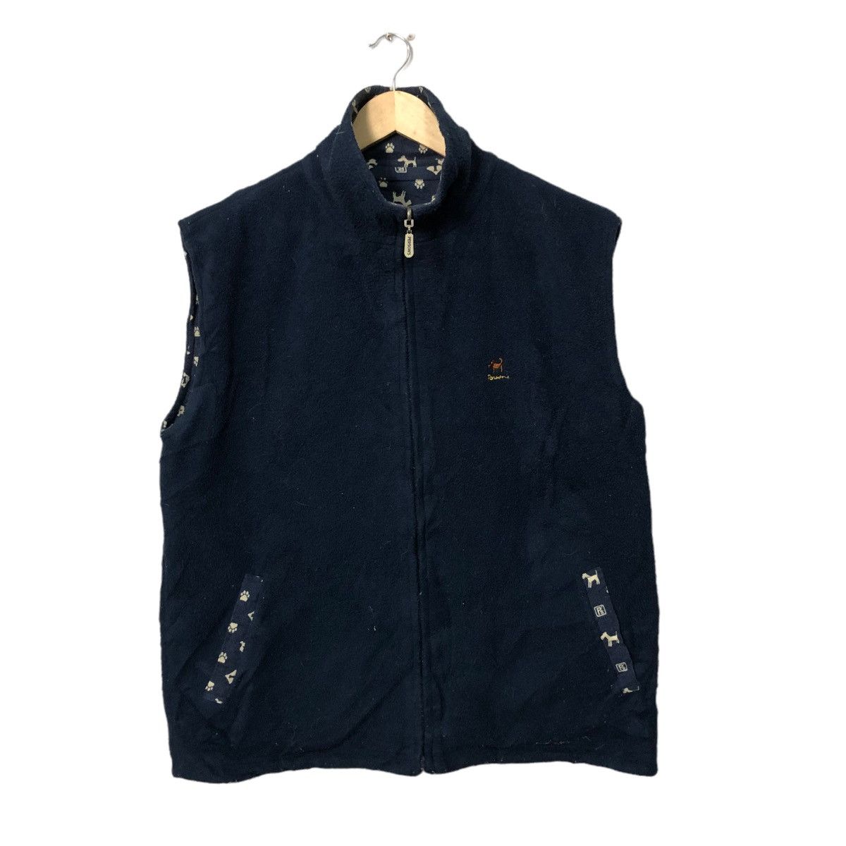 PERSON'S Vintage Persons Reversible Full Print Zipper Ups Vest Size US XL / EU 56 / 4 - 8 Thumbnail