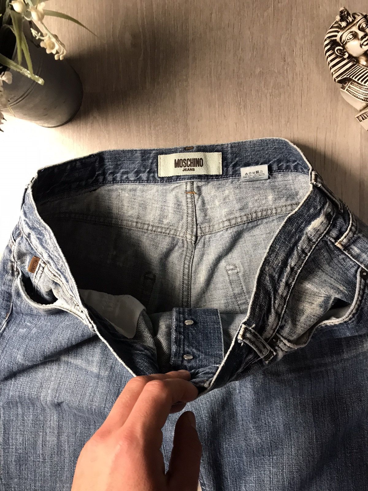 Moschino × Vintage Moschino Jeans Blue denim pants Size US 36 / EU 52 - 8 Thumbnail