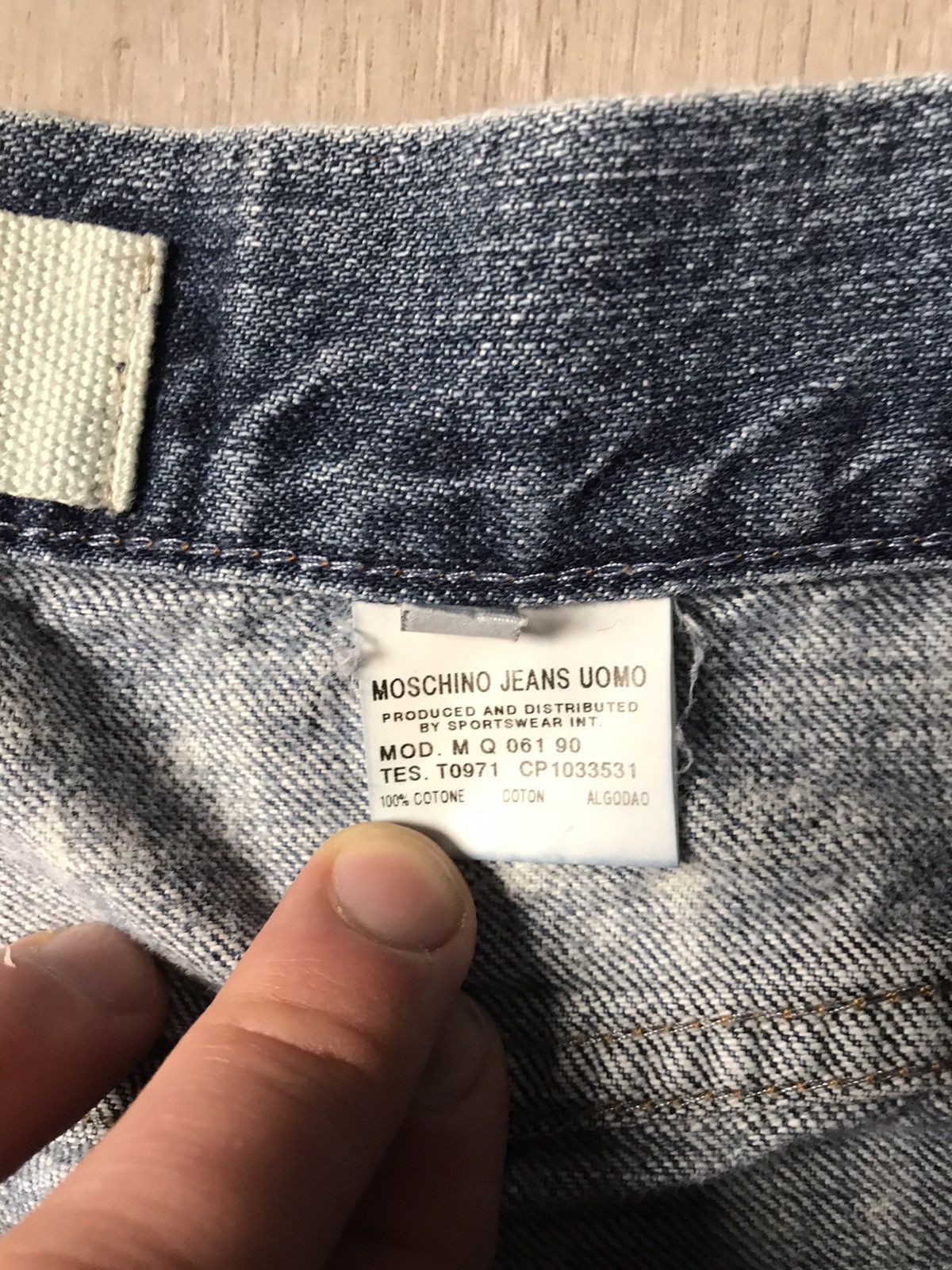 Moschino × Vintage Moschino Jeans Blue denim pants Size US 36 / EU 52 - 11 Thumbnail