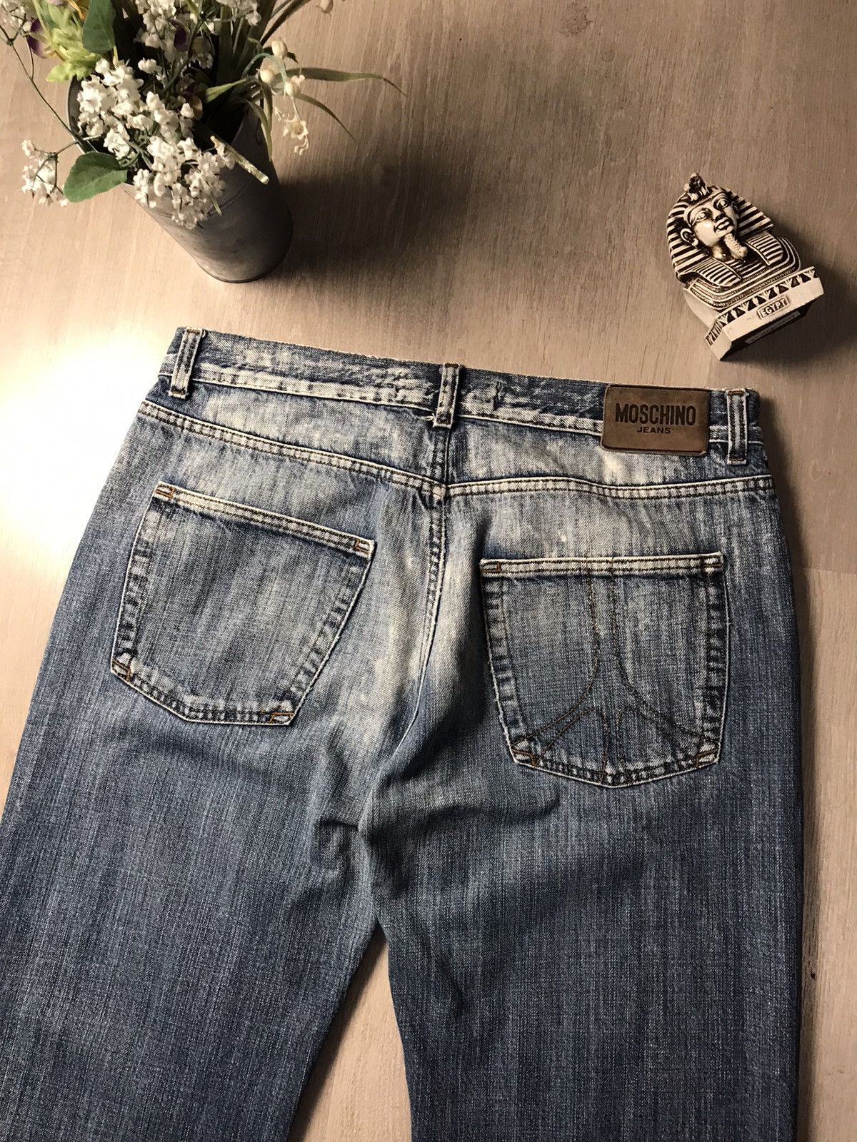 Moschino × Vintage Moschino Jeans Blue denim pants Size US 36 / EU 52 - 15 Thumbnail