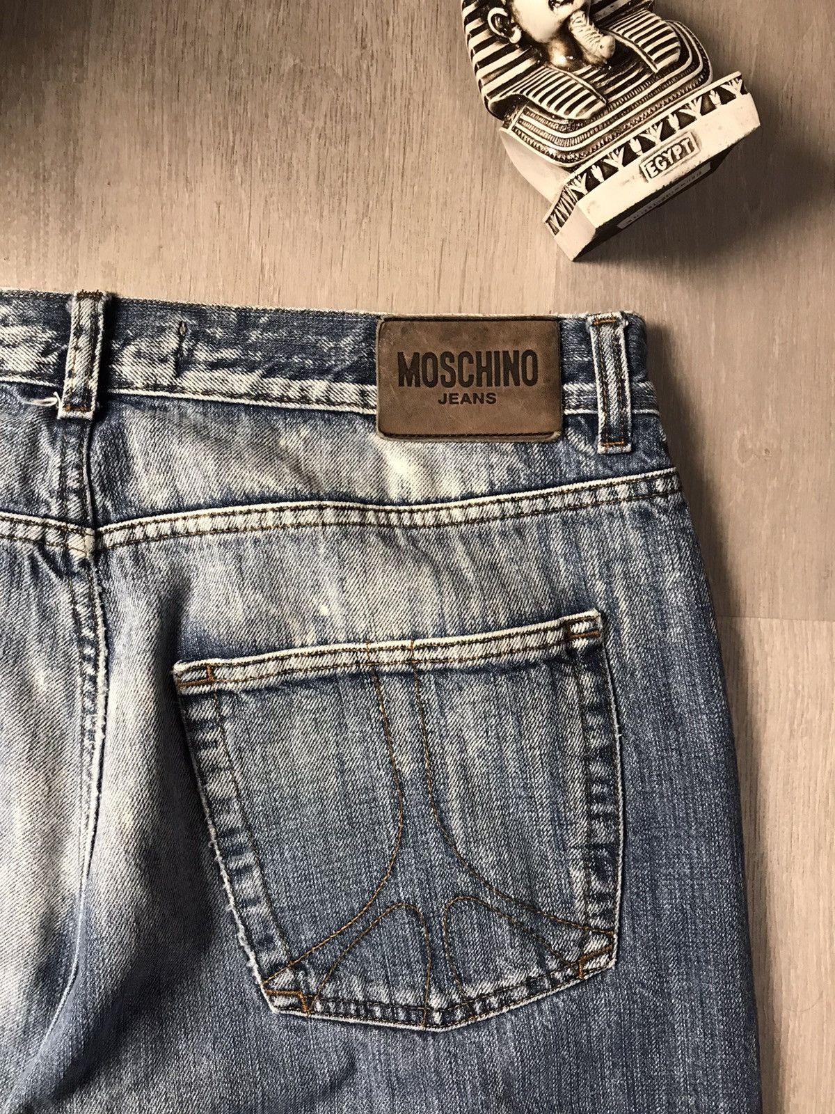 Moschino × Vintage Moschino Jeans Blue denim pants Size US 36 / EU 52 - 16 Thumbnail