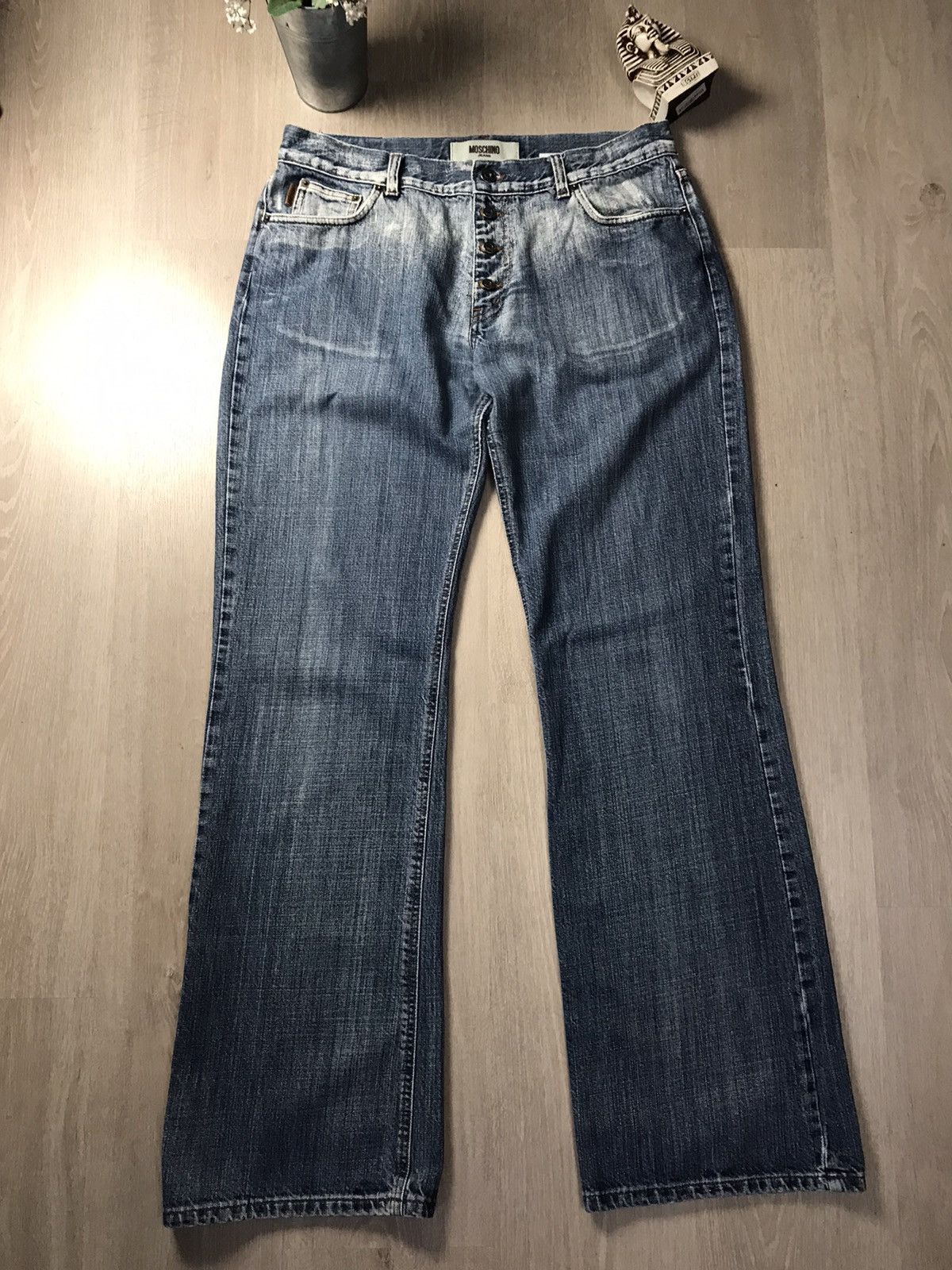 Moschino × Vintage Moschino Jeans Blue denim pants Size US 36 / EU 52 - 1 Thumbnail