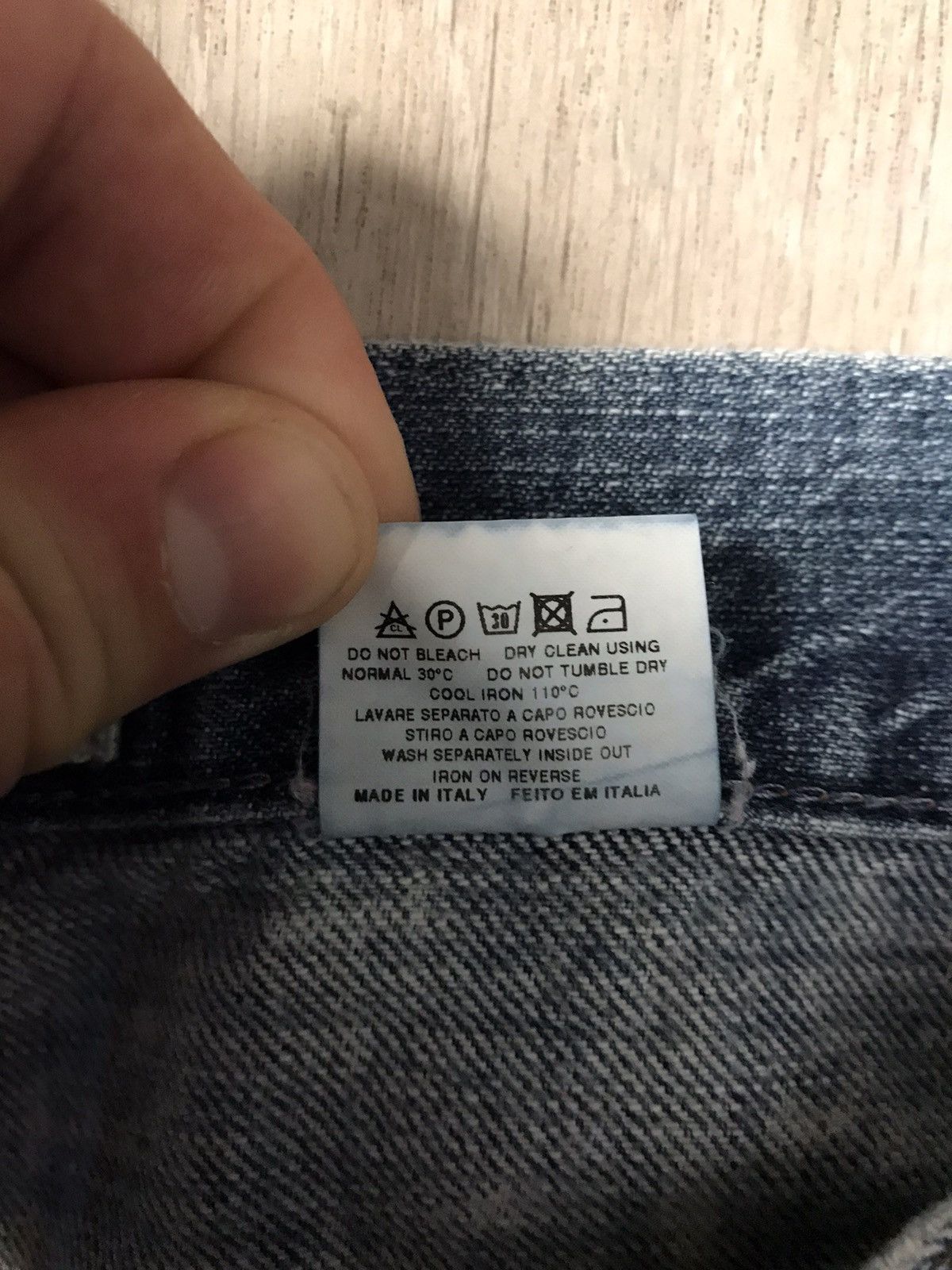 Moschino × Vintage Moschino Jeans Blue denim pants Size US 36 / EU 52 - 12 Thumbnail