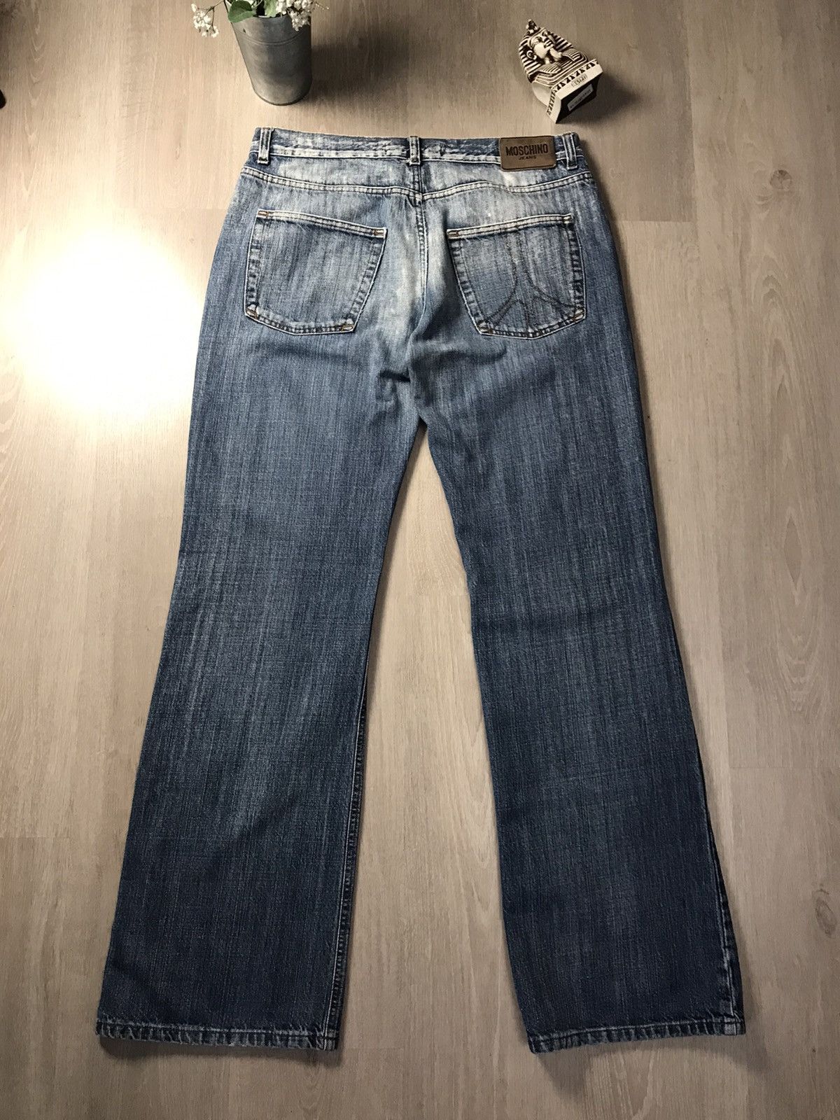 Moschino × Vintage Moschino Jeans Blue denim pants Size US 36 / EU 52 - 14 Thumbnail