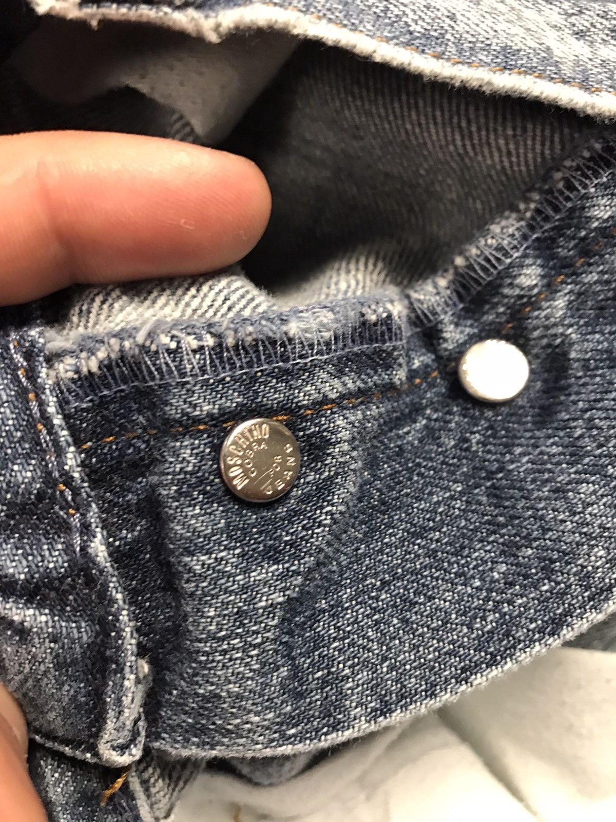 Moschino × Vintage Moschino Jeans Blue denim pants Size US 36 / EU 52 - 13 Thumbnail