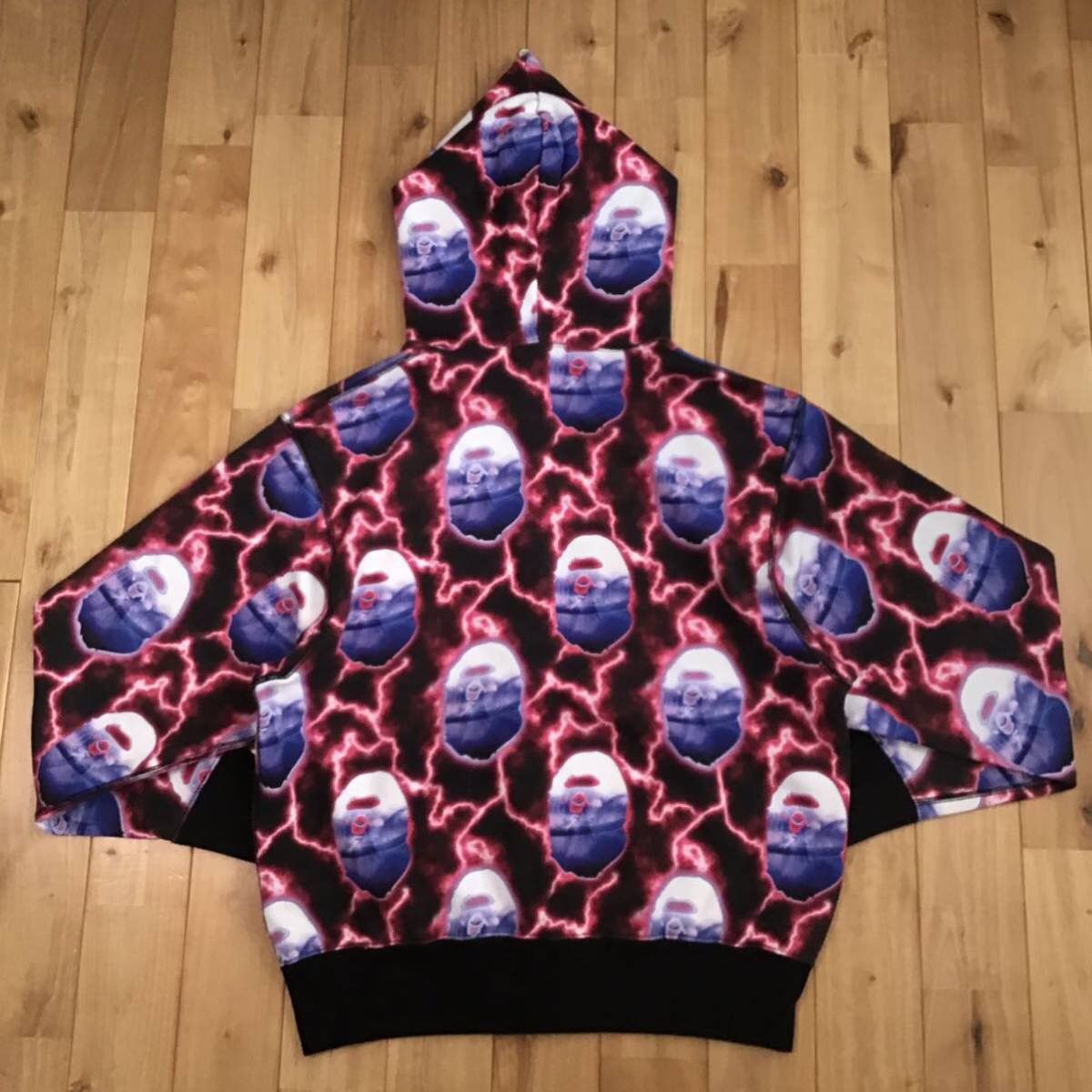 Bape BAPE LIGHTNING full zip hoodie a bathing ape Size US S / EU 44-46 / 1 - 2 Thumbnail