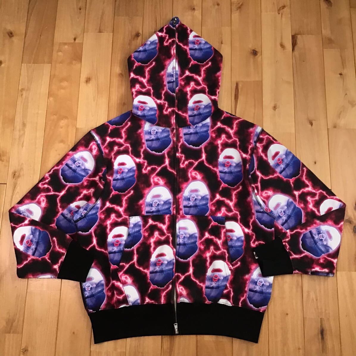 Bape BAPE LIGHTNING full zip hoodie a bathing ape Size US S / EU 44-46 / 1 - 1 Thumbnail