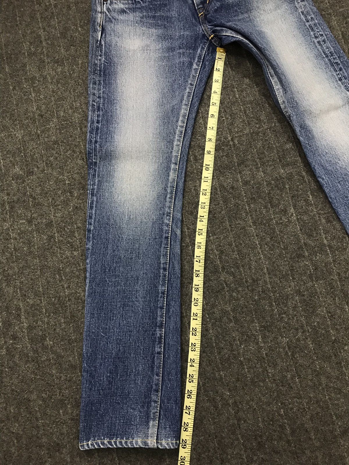 Denime Vintage Denime skinny Selvedge Indigo Denim Jeans Size US 28 / EU 44 - 21 Thumbnail