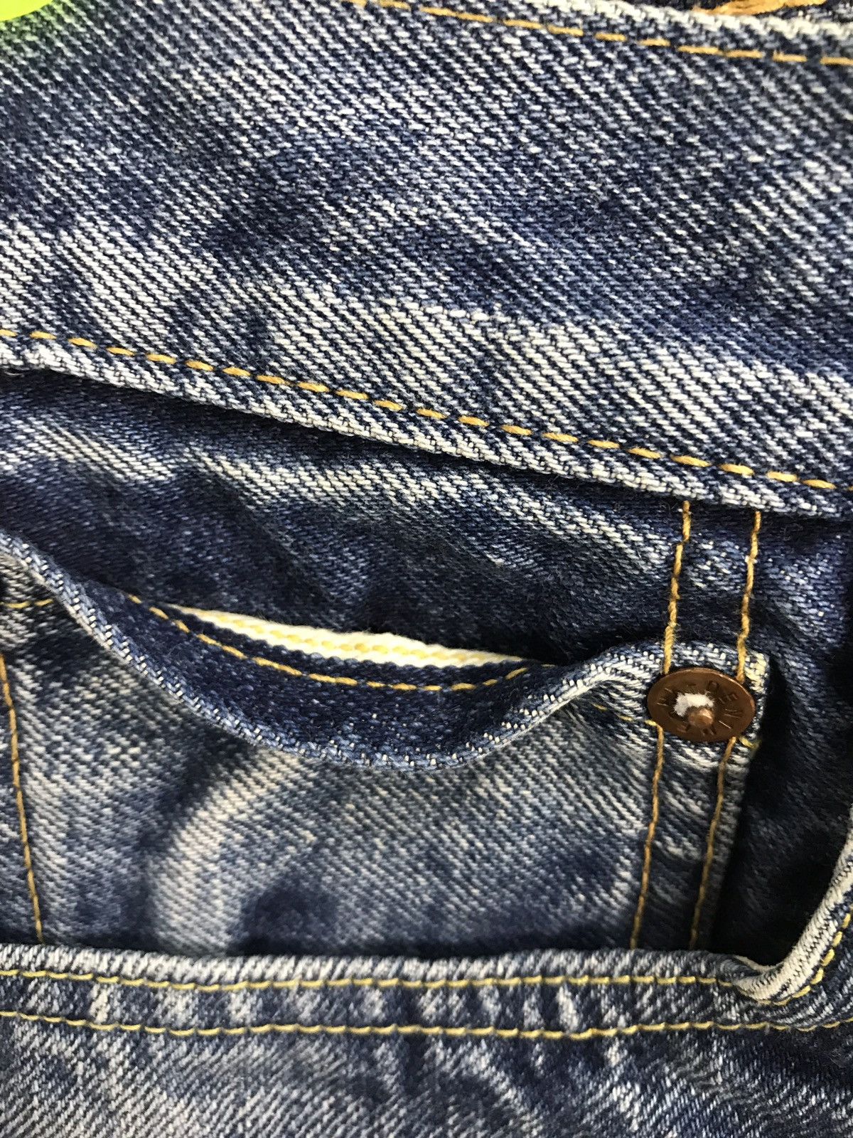 Denime Vintage Denime skinny Selvedge Indigo Denim Jeans Size US 28 / EU 44 - 7 Thumbnail