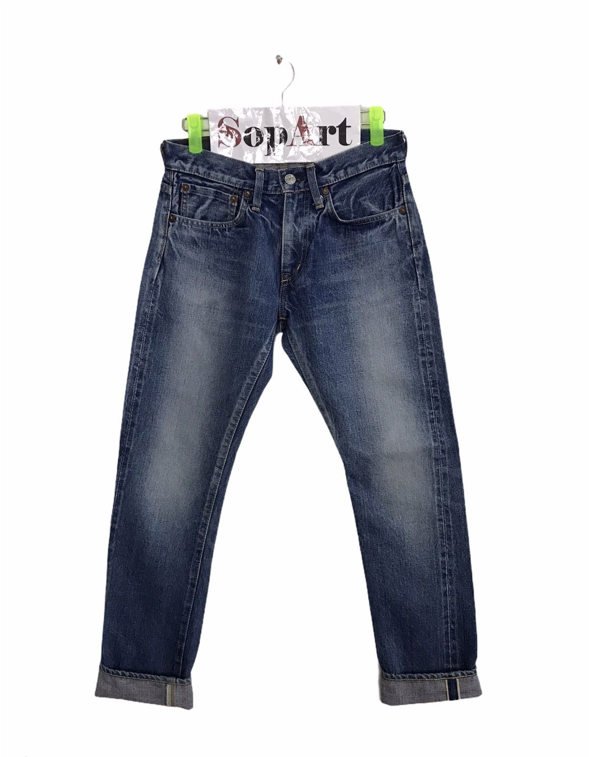Denime Vintage Denime skinny Selvedge Indigo Denim Jeans Size US 28 / EU 44 - 1 Thumbnail
