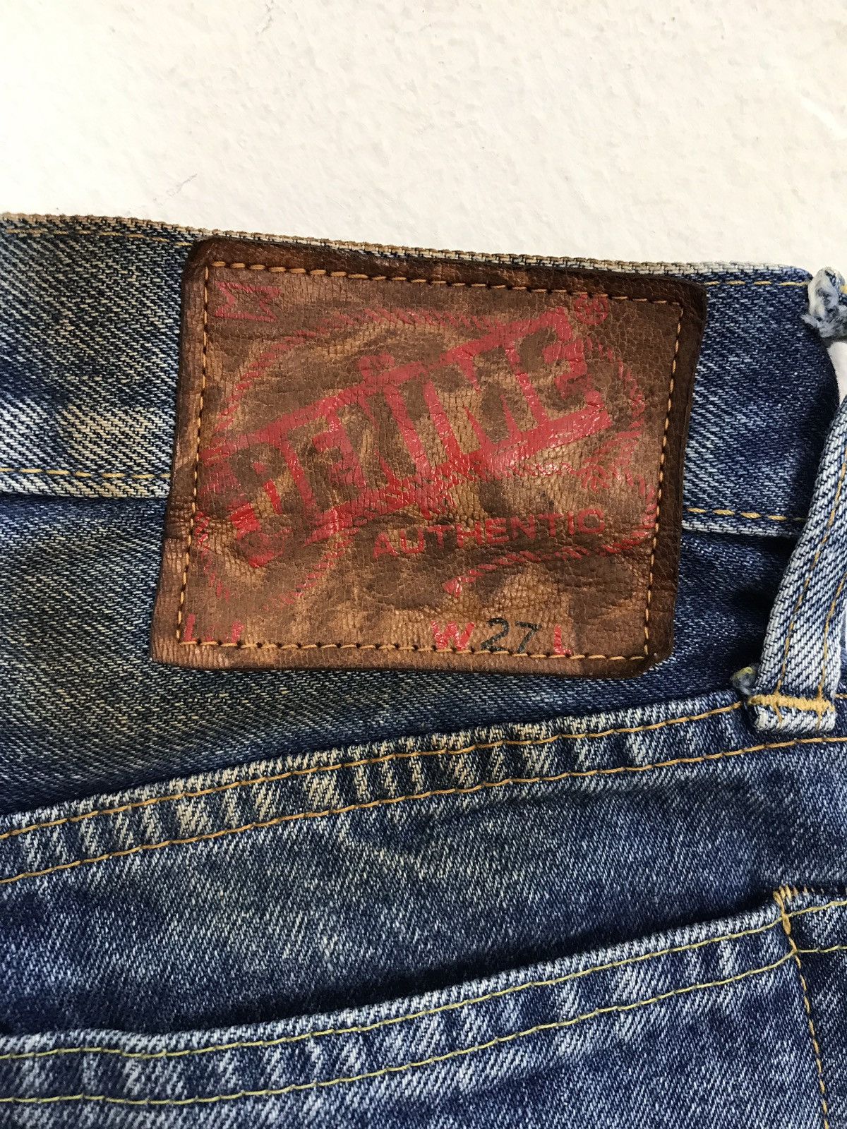Denime Vintage Denime skinny Selvedge Indigo Denim Jeans Size US 28 / EU 44 - 12 Thumbnail