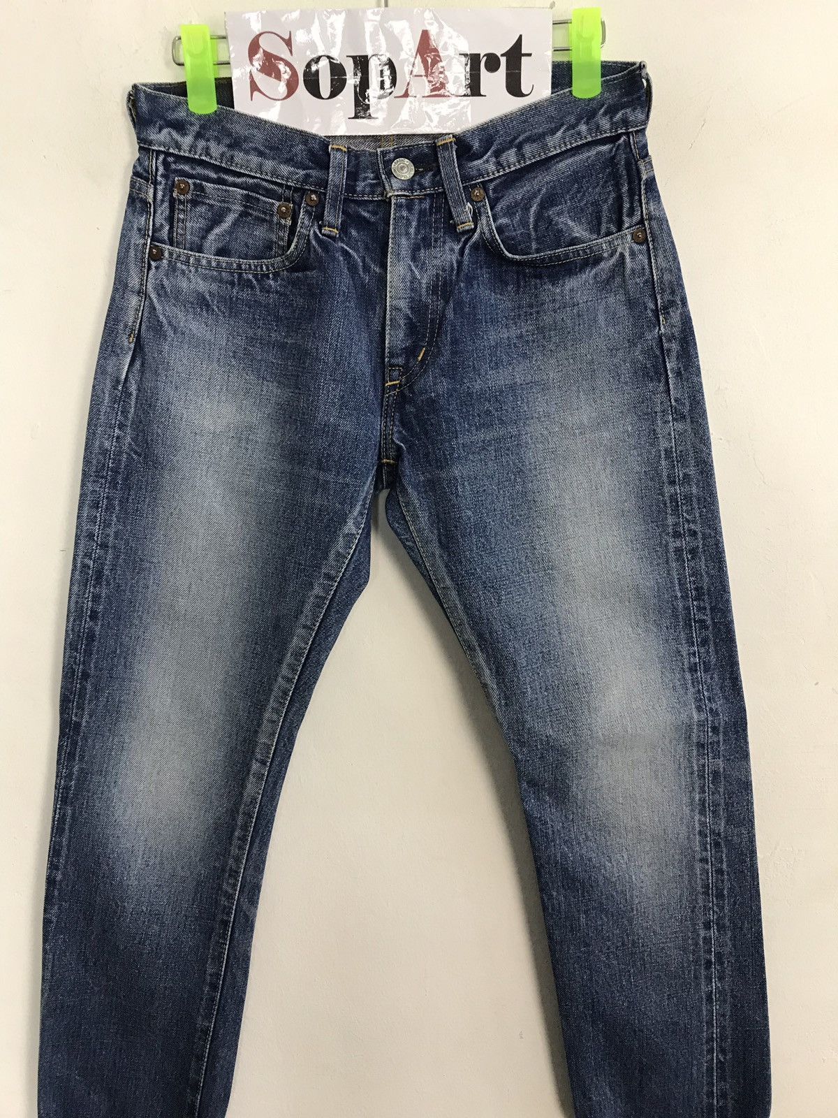 Denime Vintage Denime skinny Selvedge Indigo Denim Jeans Size US 28 / EU 44 - 3 Thumbnail