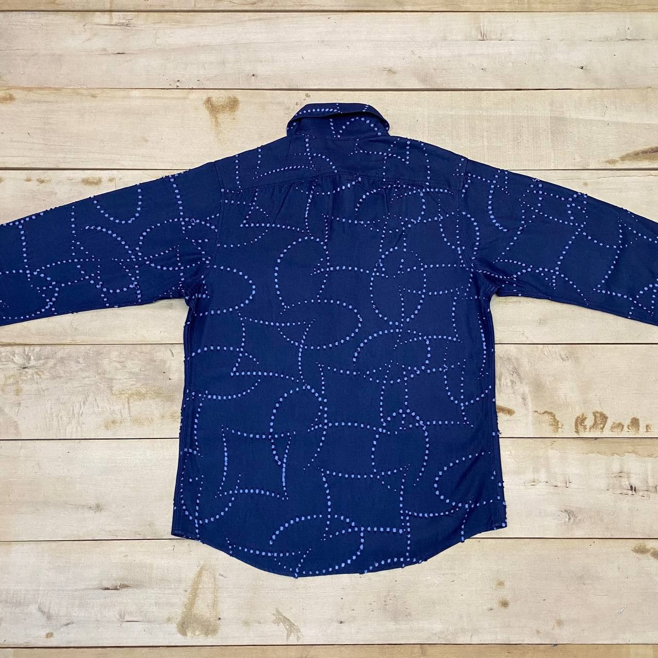 Japanese Brand × Katharine Hamnett London A580 RARE! KATHARINE HAMNETT SHISIKO STYLE DENIM SHIRT Size US M / EU 48-50 / 2 - 4 Thumbnail