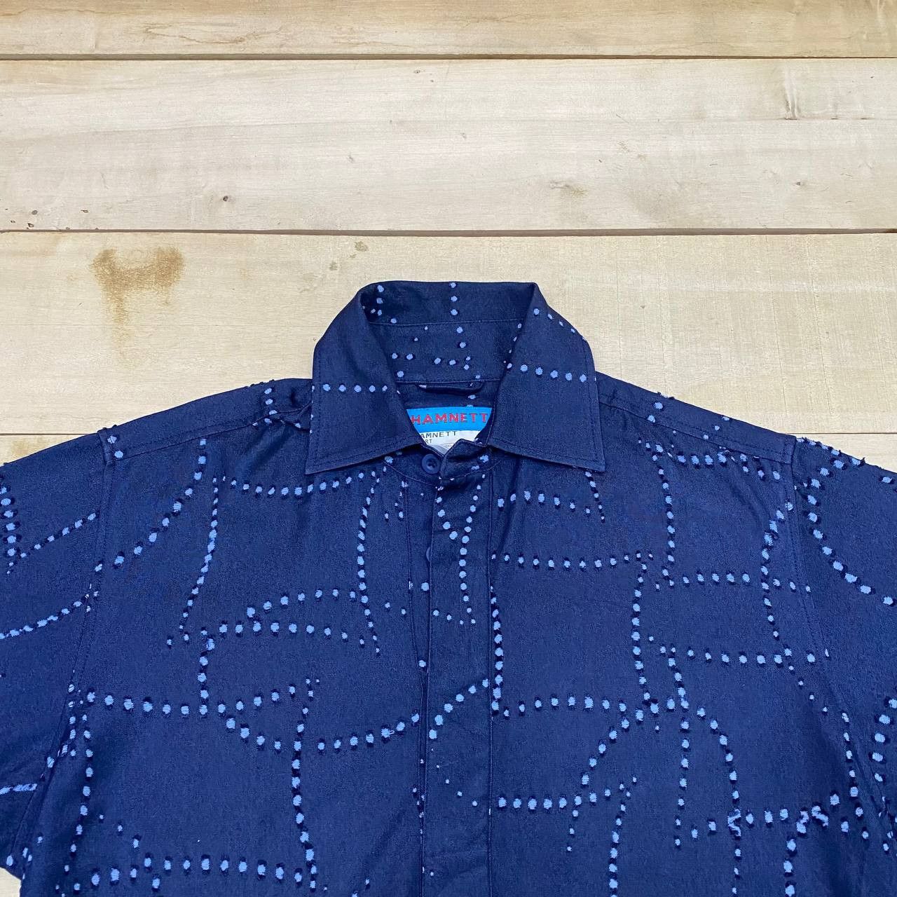 Japanese Brand × Katharine Hamnett London A580 RARE! KATHARINE HAMNETT SHISIKO STYLE DENIM SHIRT Size US M / EU 48-50 / 2 - 2 Thumbnail