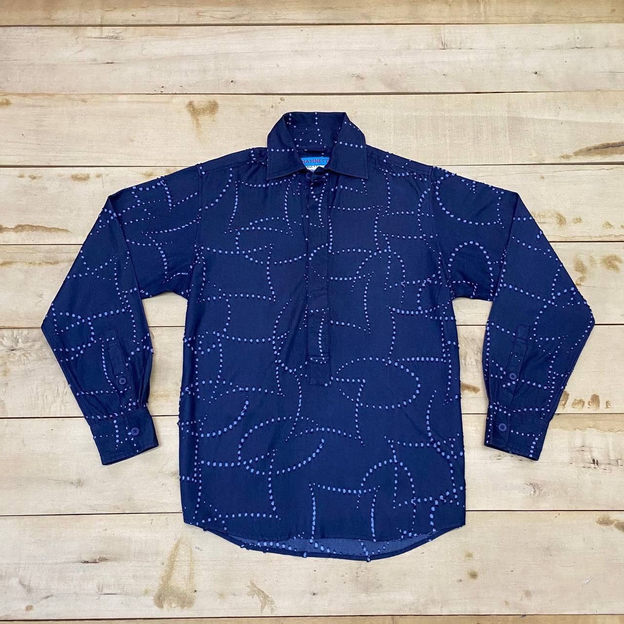 Japanese Brand × Katharine Hamnett London A580 RARE! KATHARINE HAMNETT SHISIKO STYLE DENIM SHIRT Size US M / EU 48-50 / 2 - 1 Thumbnail